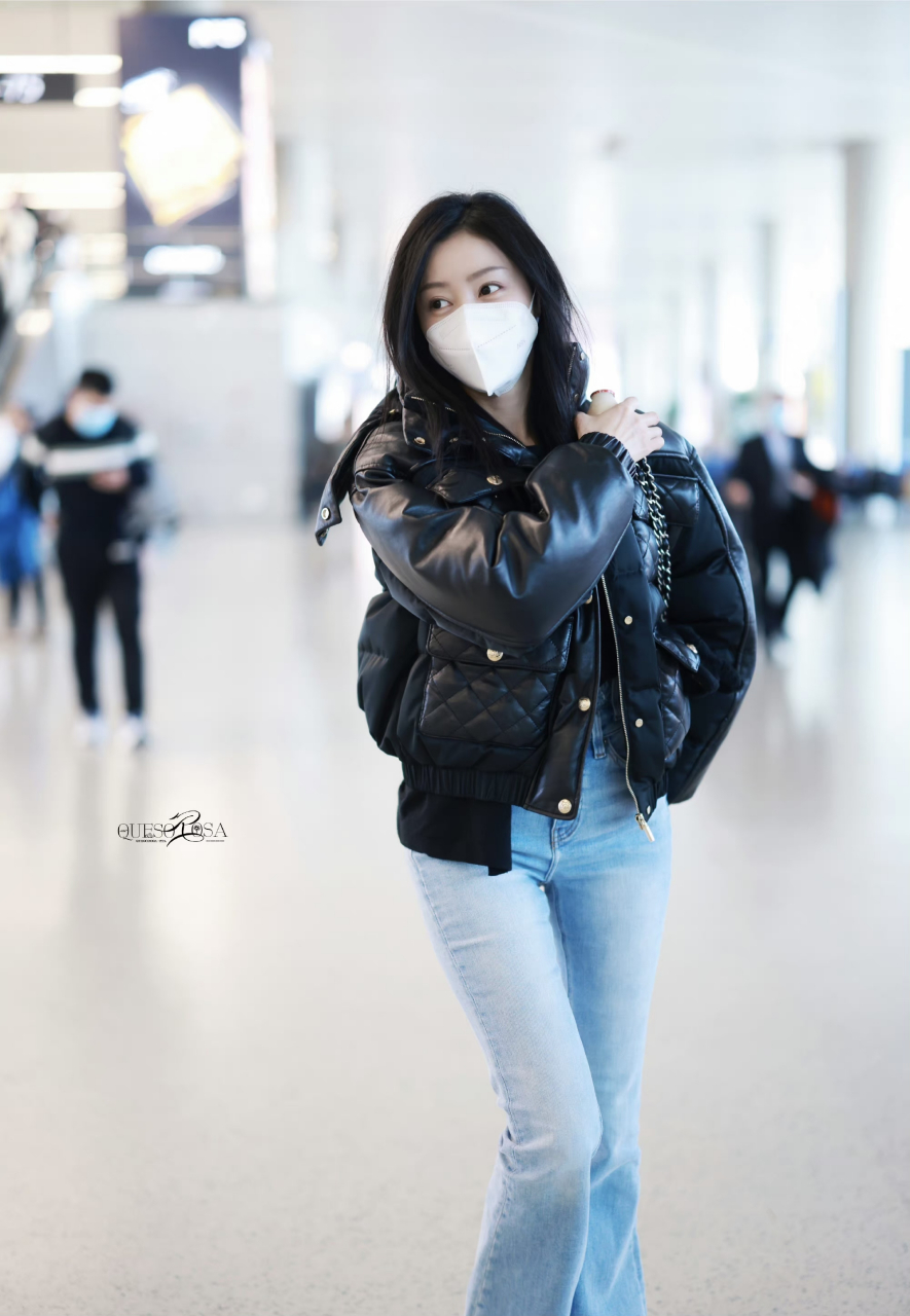 优质作者榜# 张天爱牛仔裤