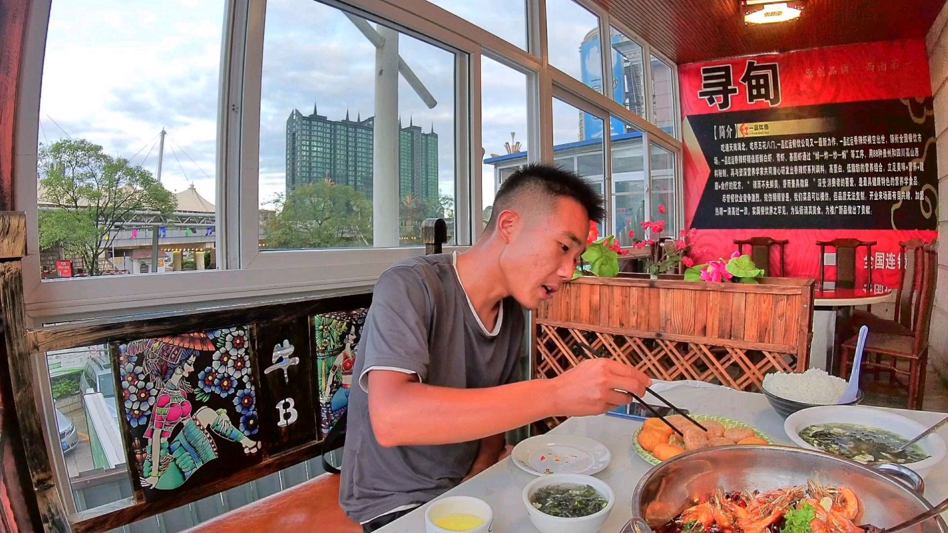一顿丰盛晚餐,感谢姐姐三天照顾,这份恩情铭记于心