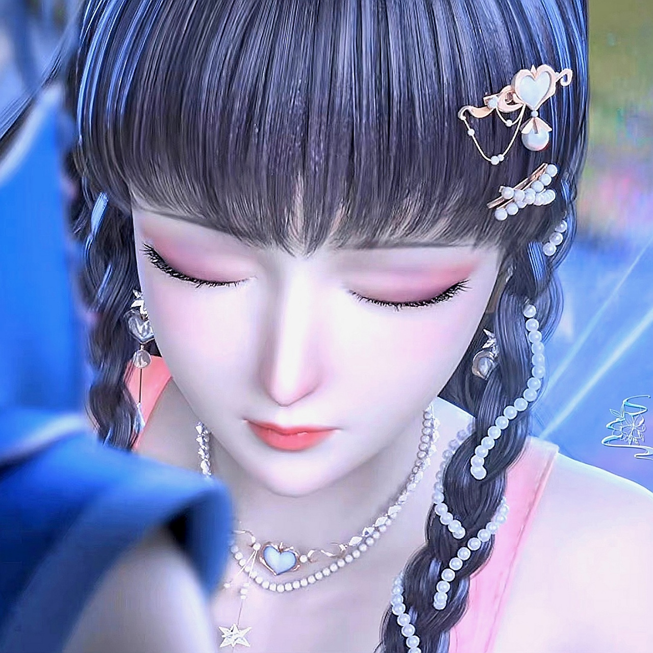 在叶罗丽《默水语》中,王默以全新造型登场了,她这时的颜值绝美!