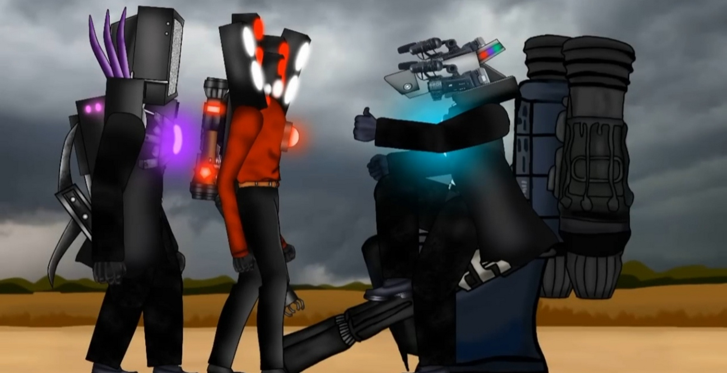 马桶人vs监控人,你们认为谁更厉害一些?#马桶人