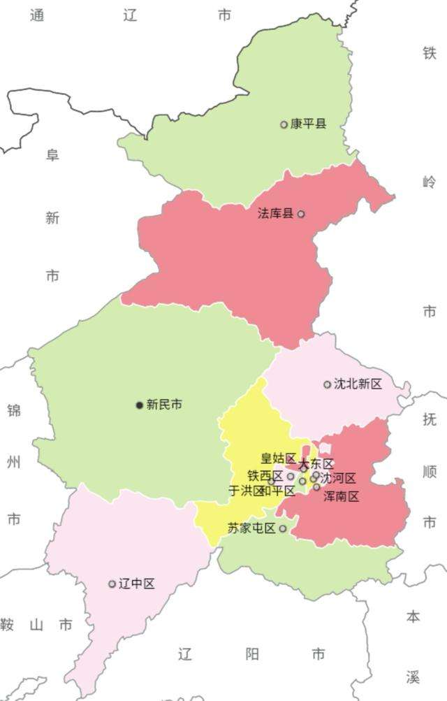 2021年瀋陽13個區縣財政收入:渾南第1,鐵西力壓皇姑,康平第12