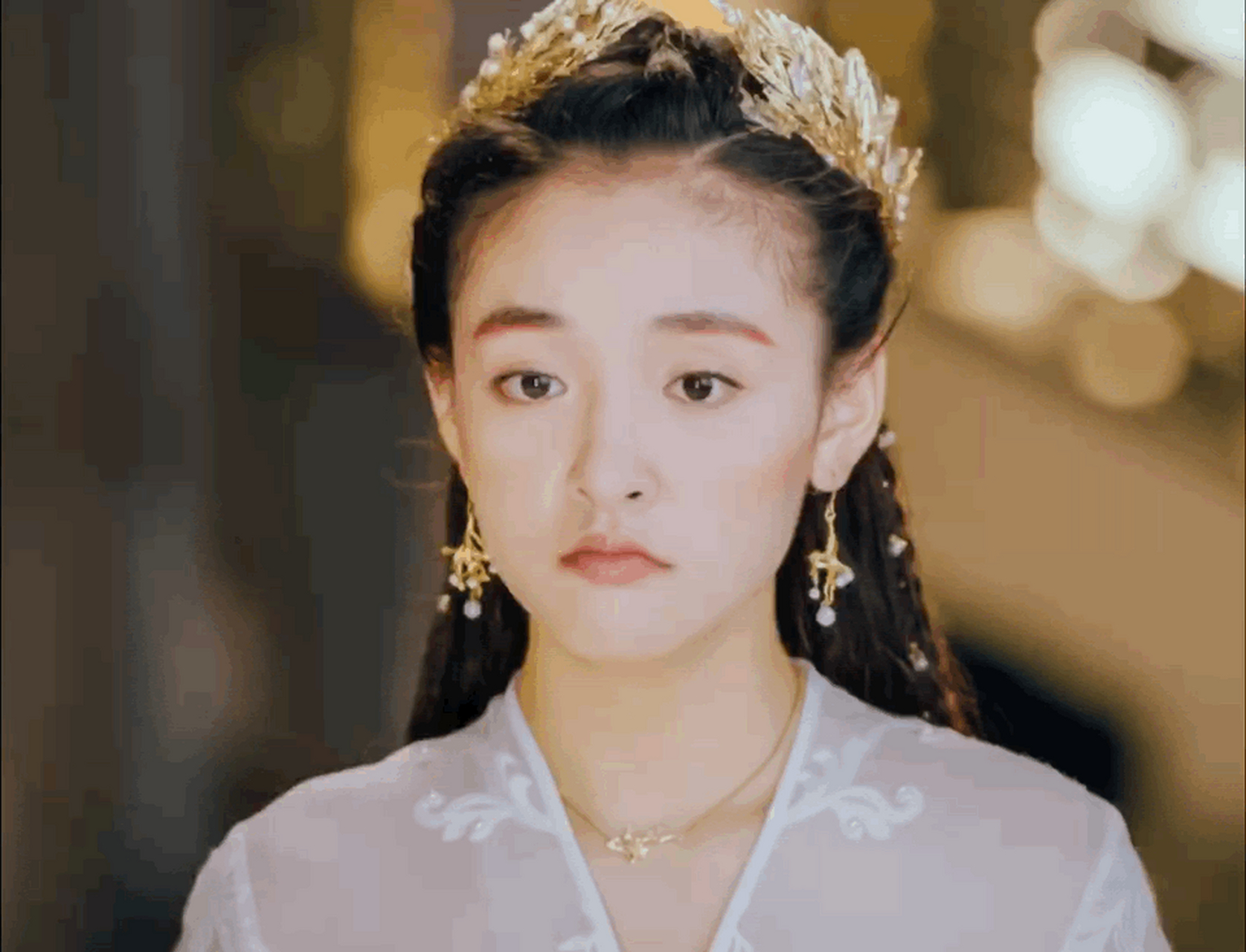 《择天记》的吴倩应该是她最好看的时候,饰演的小公主落落,古灵精怪