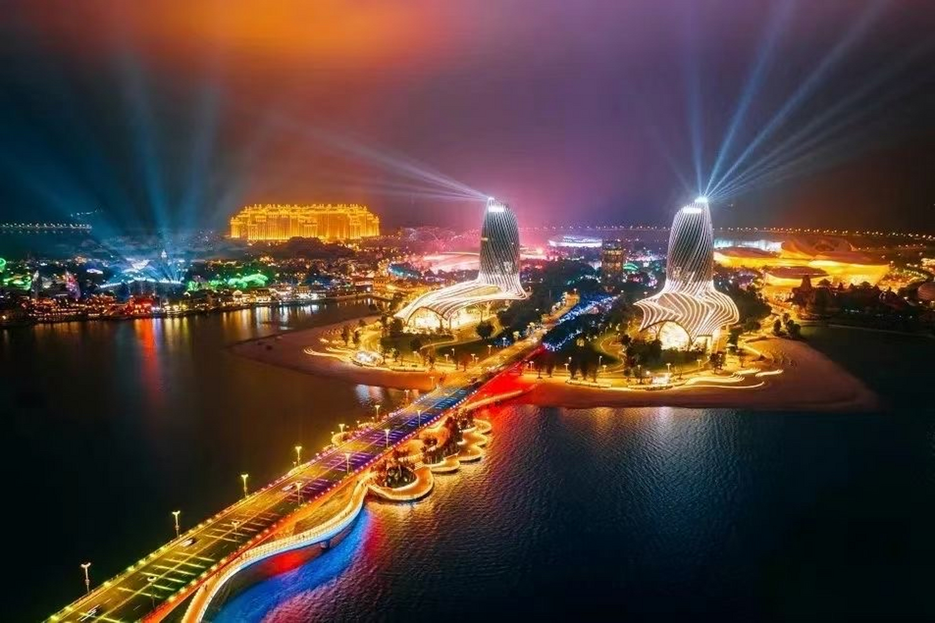 海南儋州海花岛之火树银花不夜天