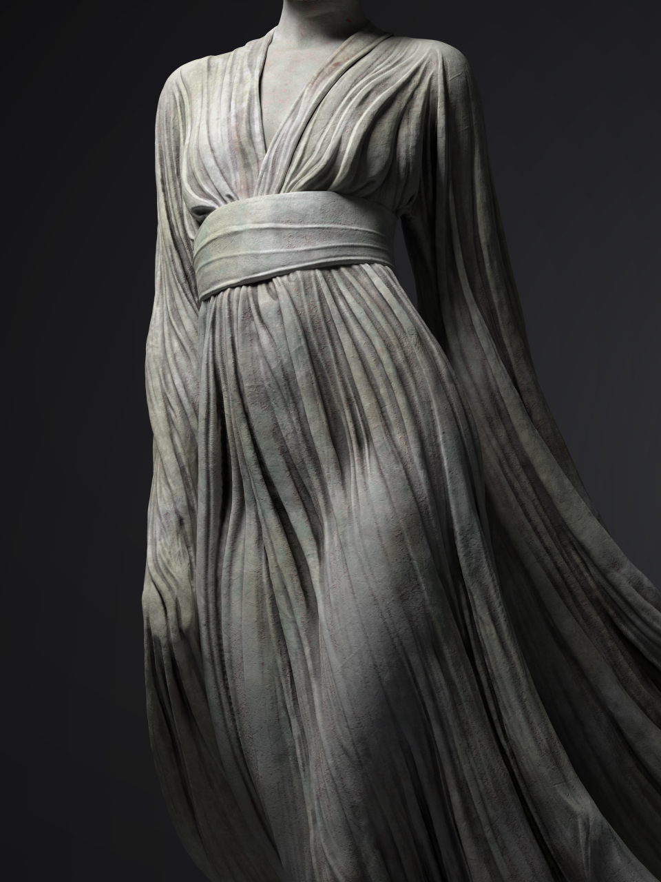 《曹衣出水 吴带当风》  在绘画史上,有一段极为传神的论述:"吴之笔