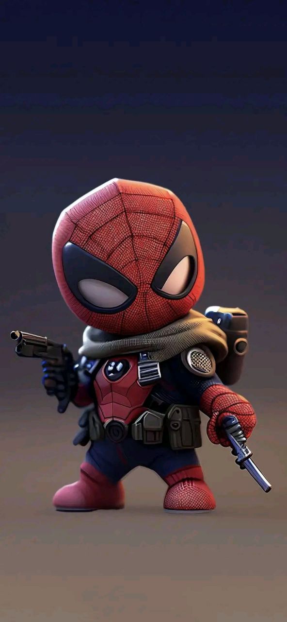 壁纸# #插画# 漫威超级英雄q版