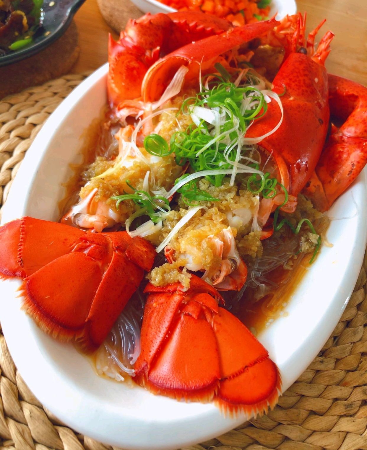 蒜蓉蒸大龙虾