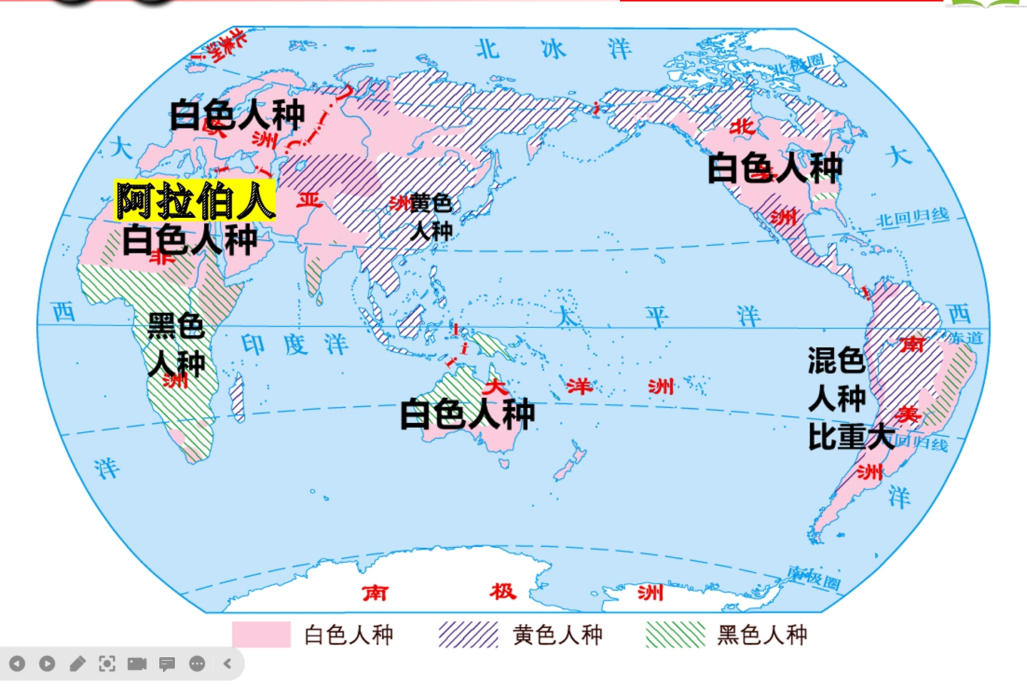根据殖民路线理解白色人种和基督教的分布