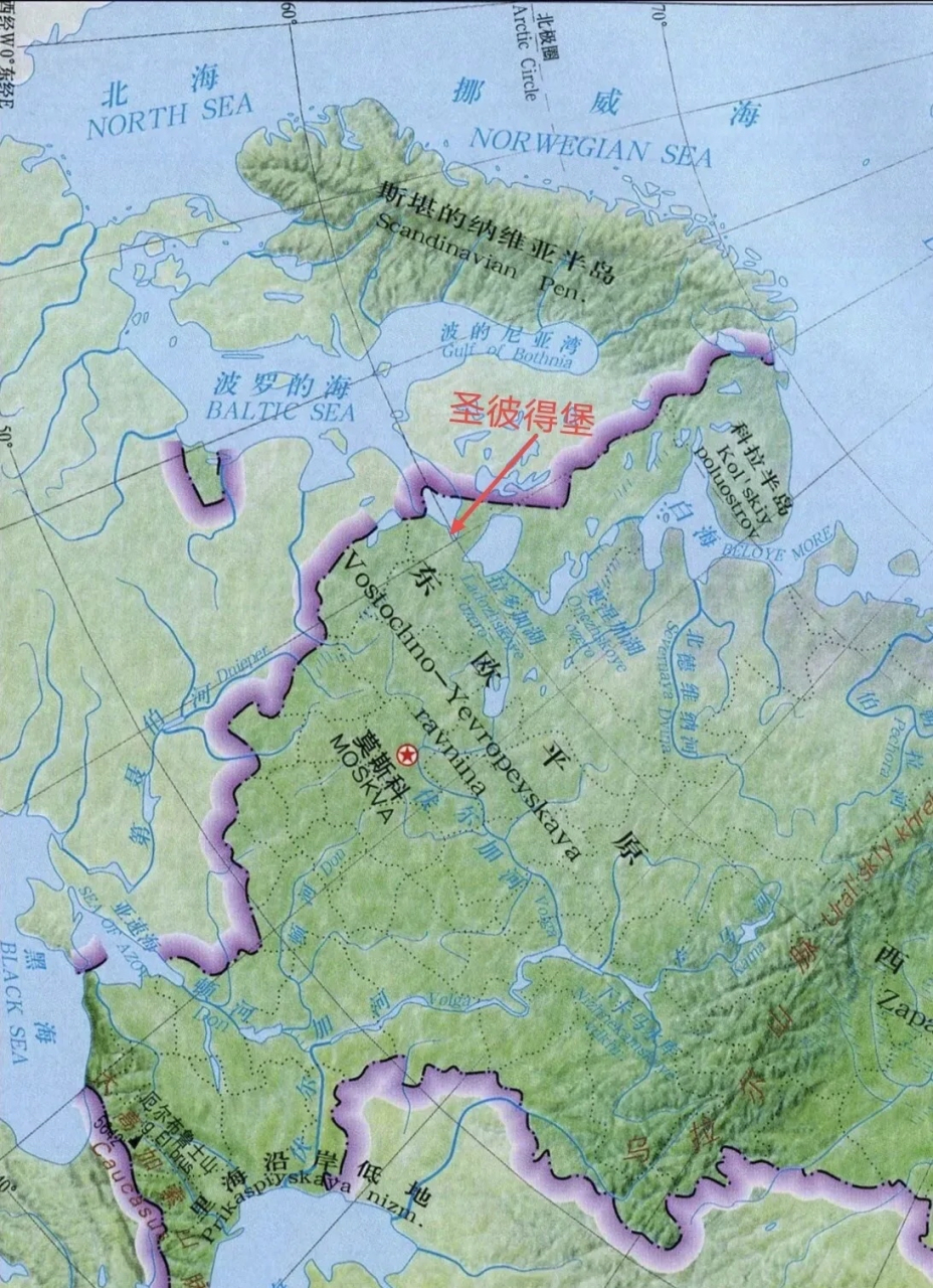 圣彼得堡地处北纬60°附近,都快接近北极圈了,为何人口却能达到550万