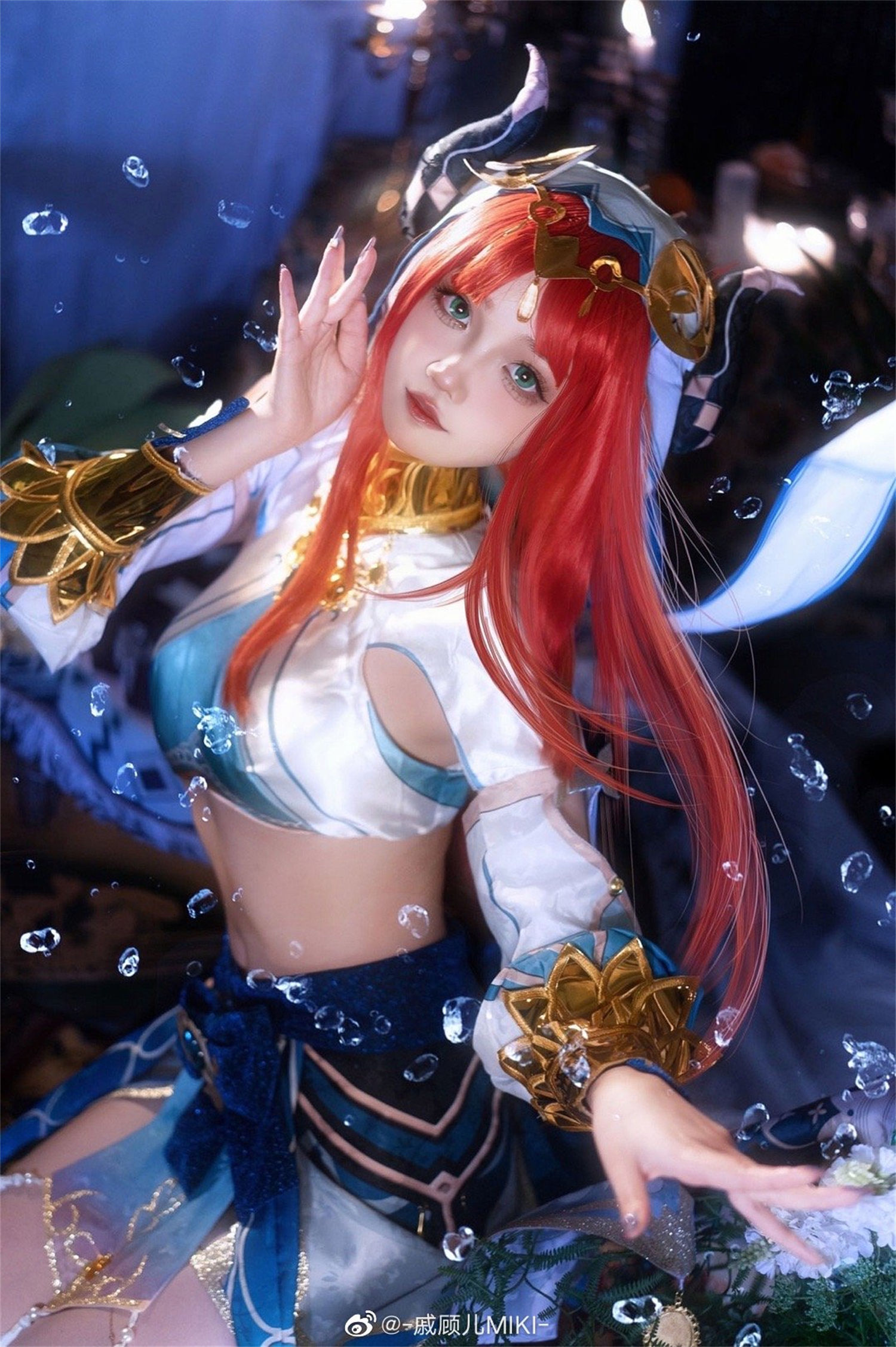 戚顾儿MIKI原神妮露cos,为你献上惊鸿一曲花神之舞 戚顾儿MIKI原神妮露cos,为你献上惊鸿一曲花神之舞