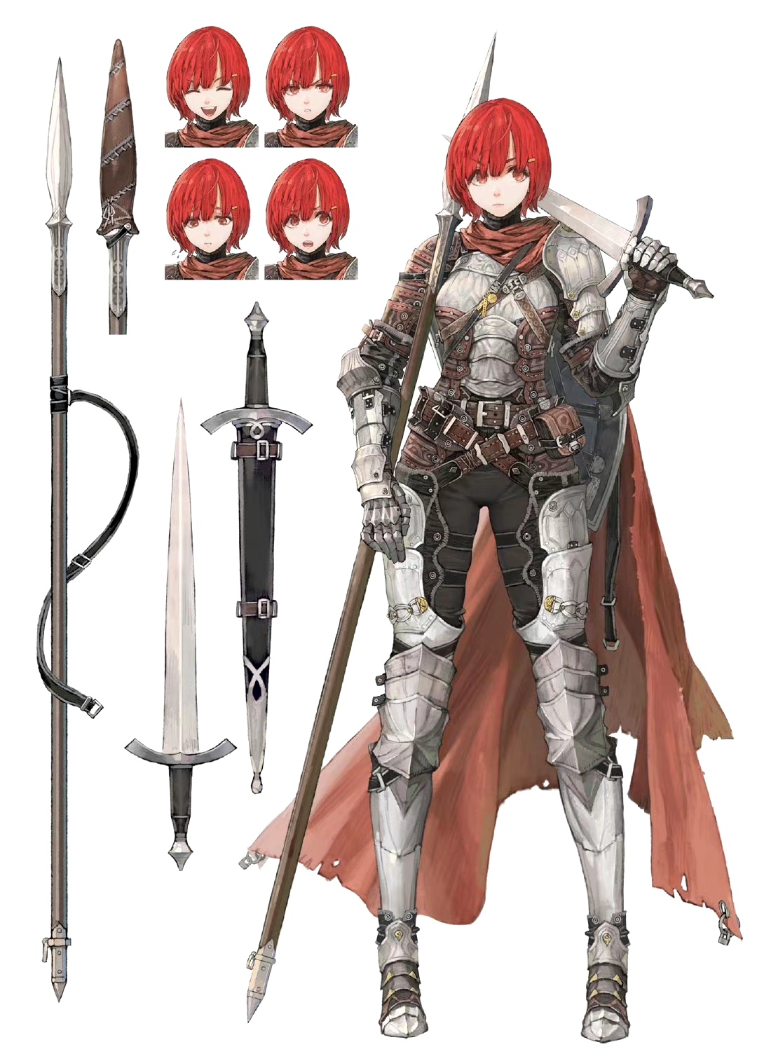 画师navigavi人物设定作品欣赏