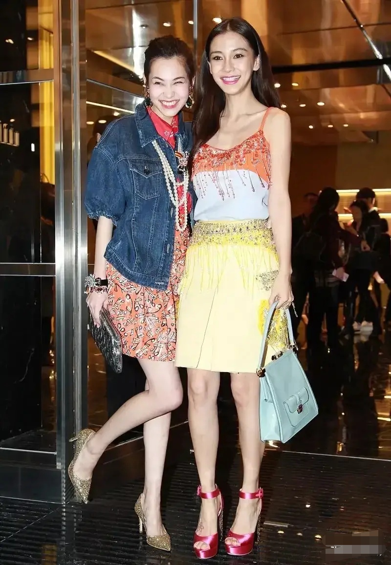 angelababy和水原希子同框,一个比一个漂亮