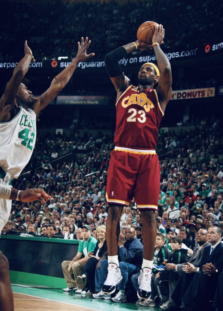 其实詹姆斯的投篮动作也是很好的吧 #投篮动作