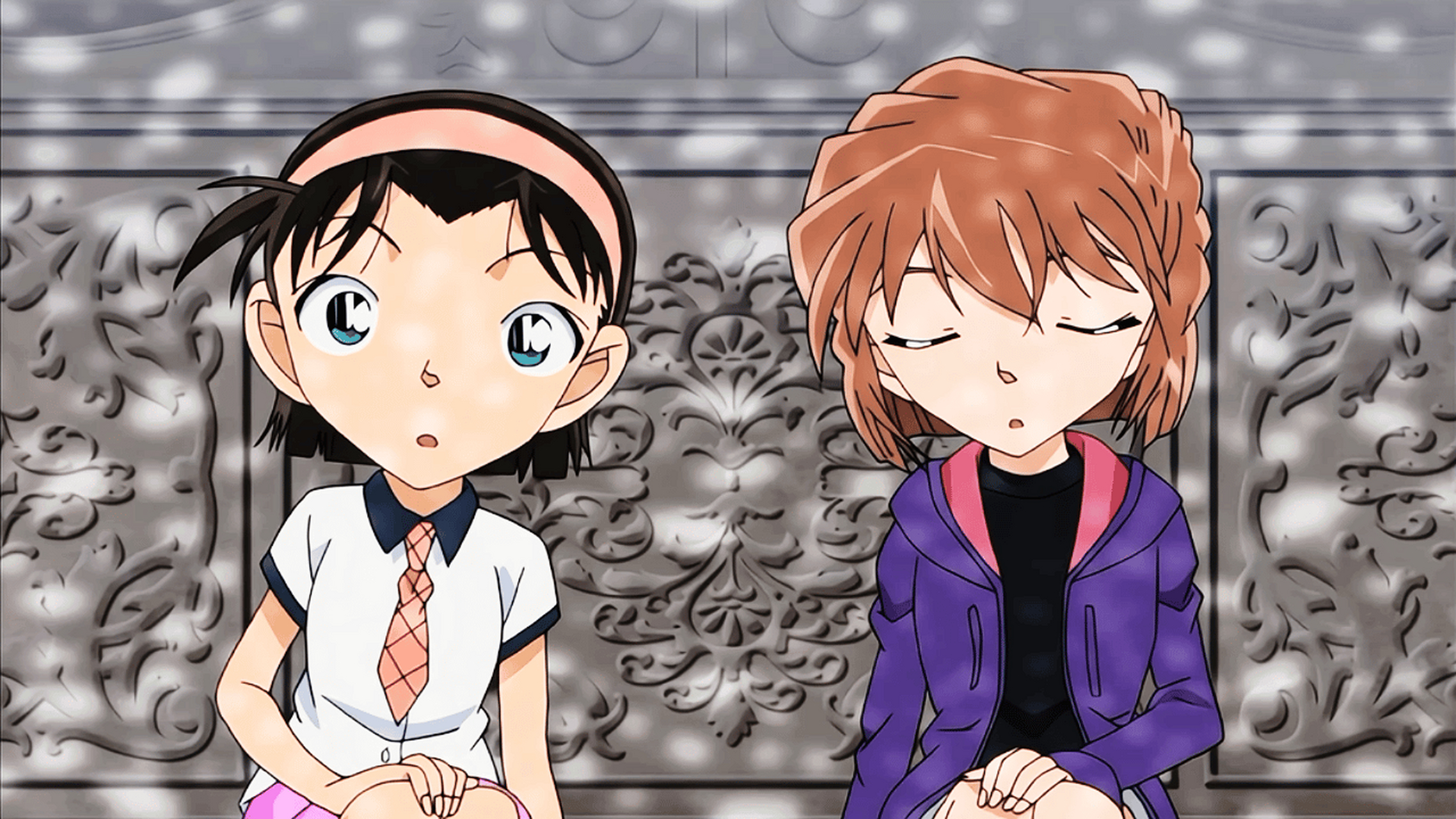 名侦探柯南# 从瞌睡中惊醒的灰原哀,这惊慌失措的样子把一旁的步枚技