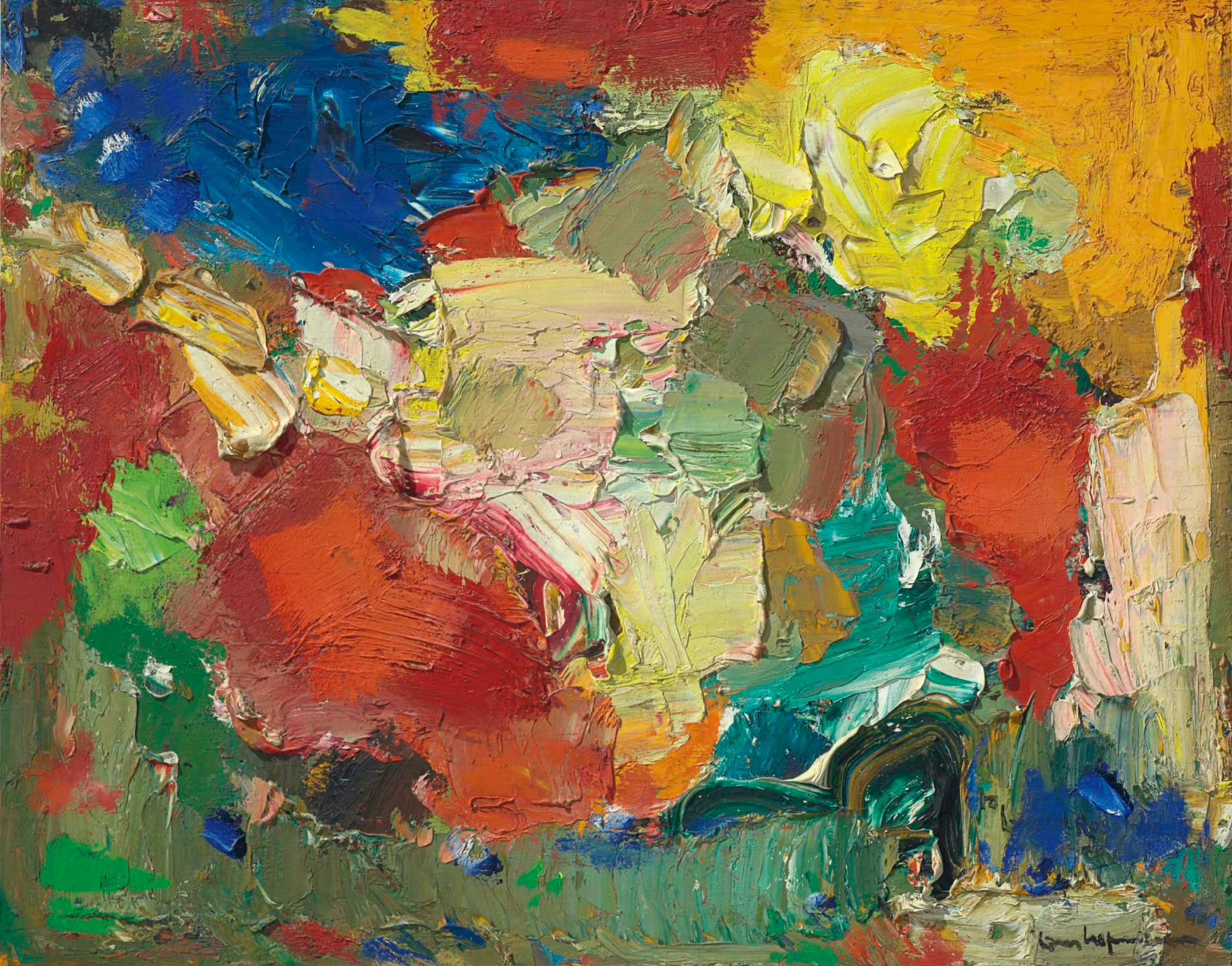 美国抽象表现主义艺术的先驱霍夫曼作品