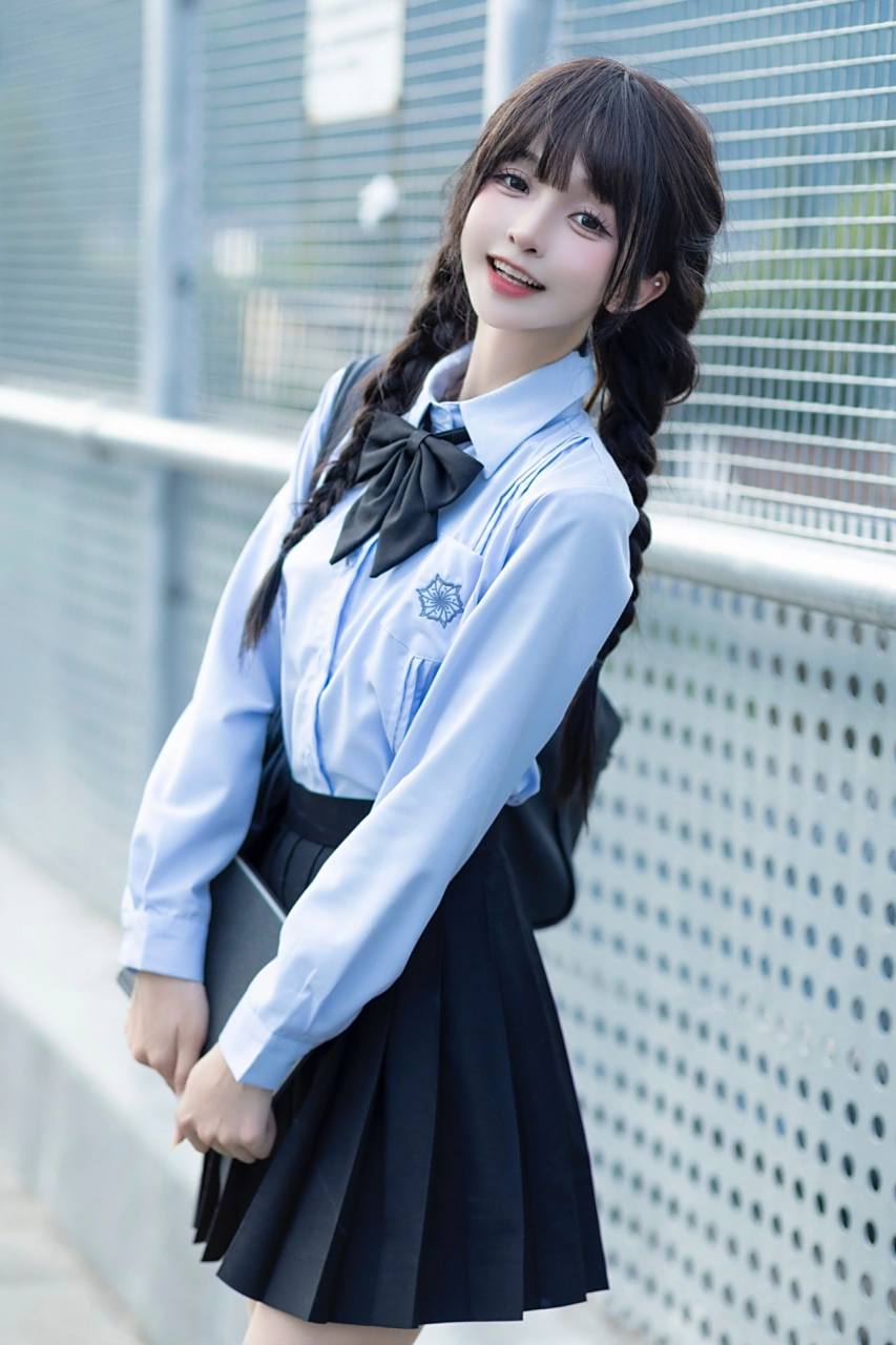 jk制服最近迷上这种风格了