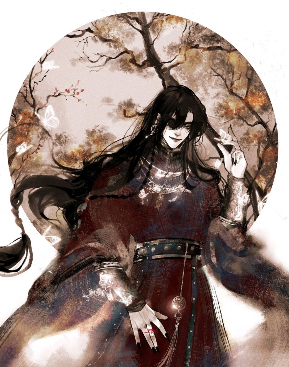 天官赐福# 异域风情的花城,见过吗?