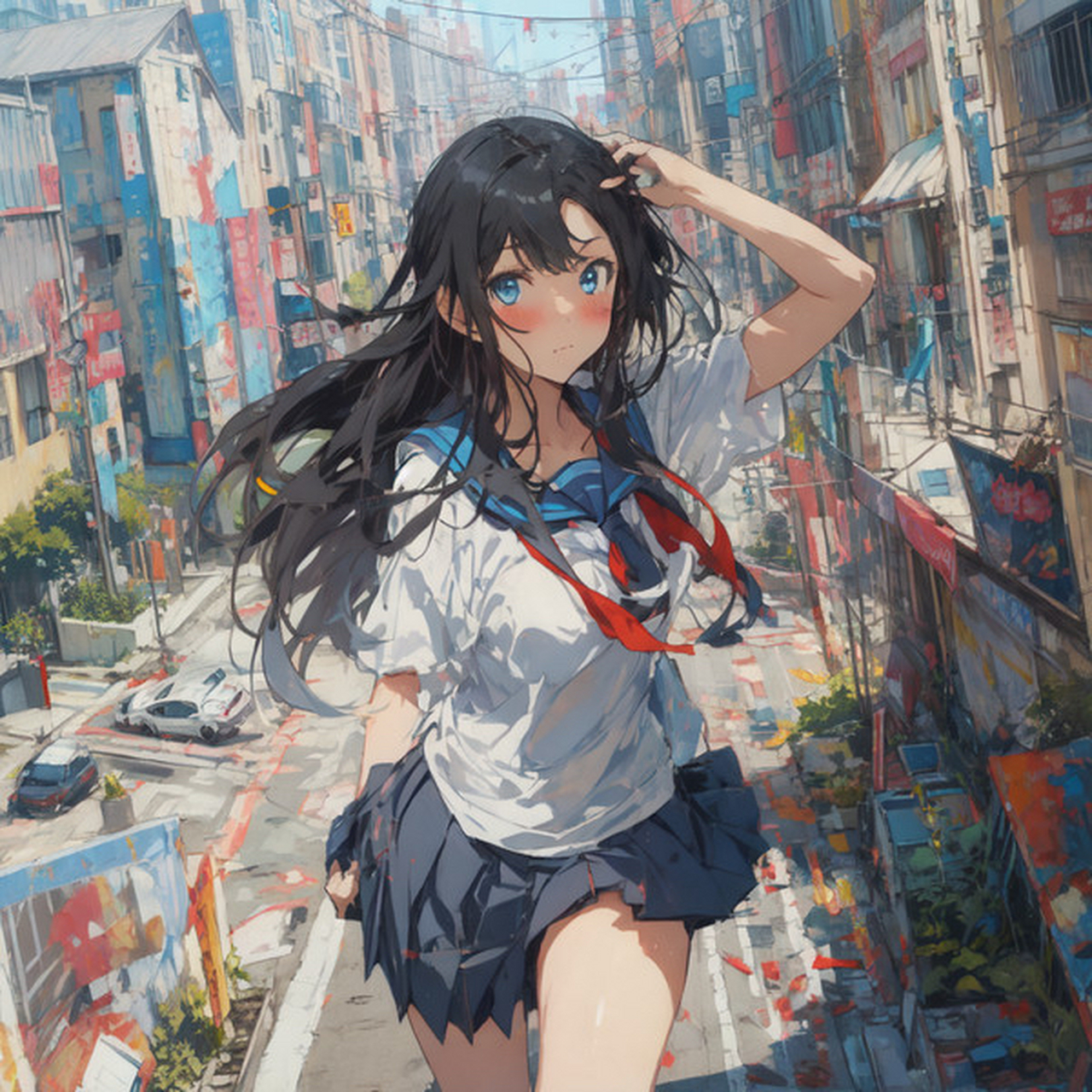 你见过超巨大化的jk少女吗?