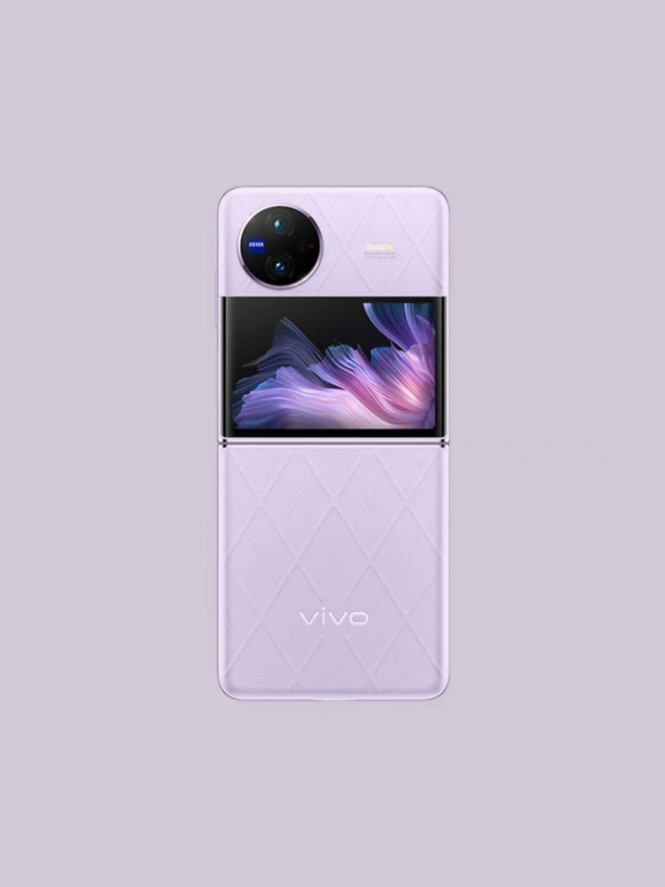 vivo x flip和vivo x fold 2全颜色渲染图:  vivo x flip —— 绸金