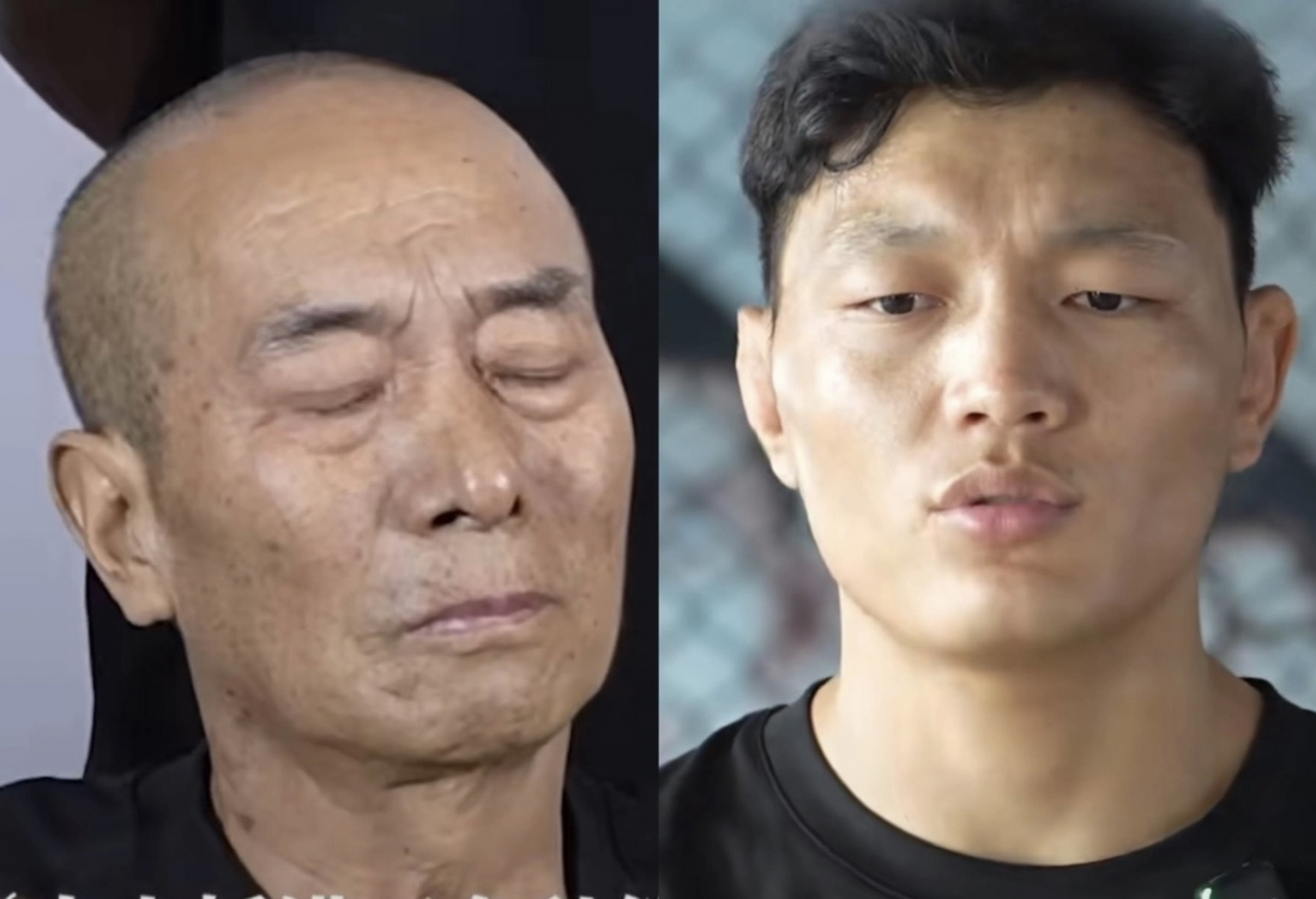 下图是电影《八角笼中》向腾辉的原型恩波老师和苏木的原型苏木达尔基