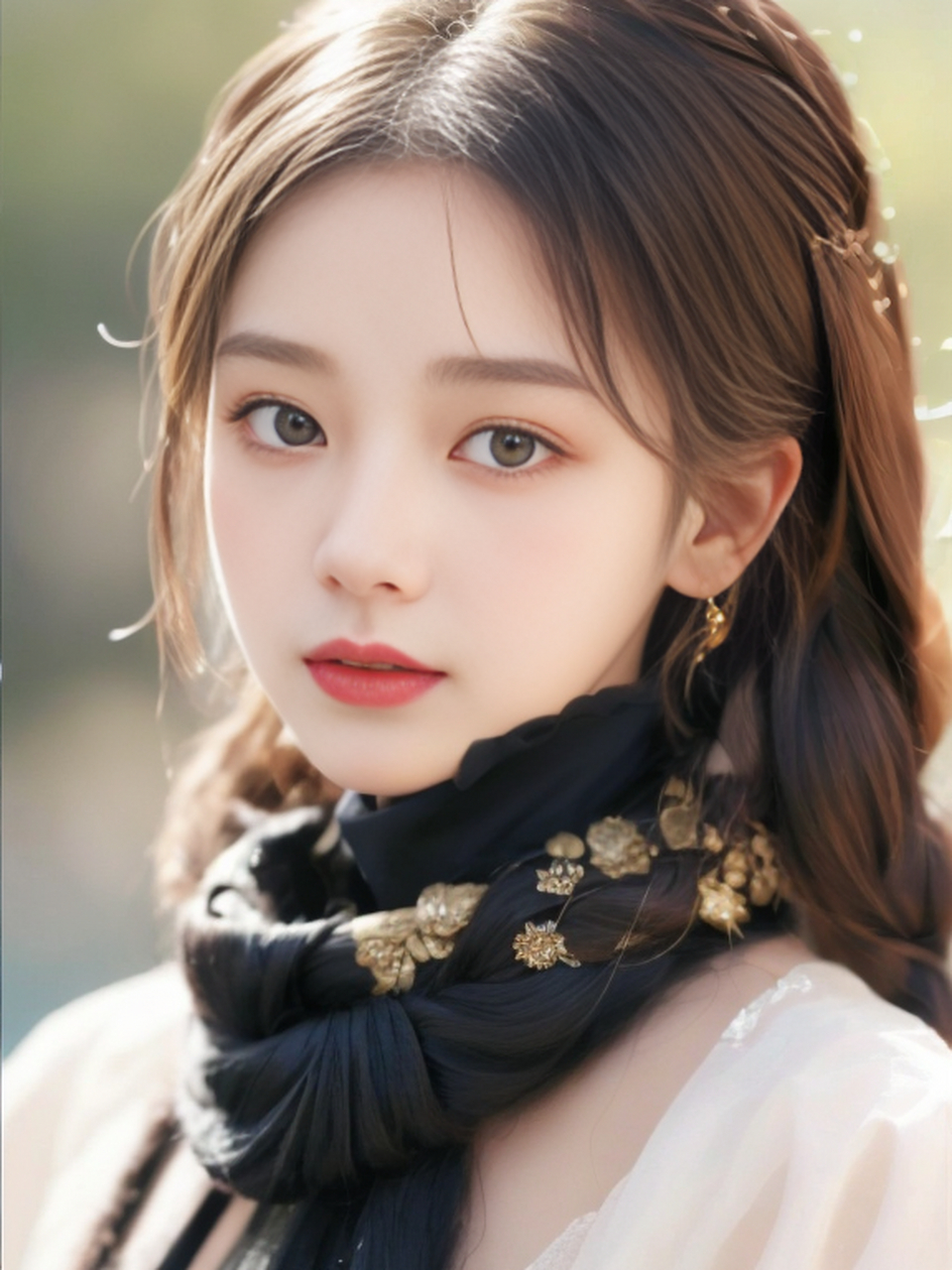 现代柔美女子#养眼美女