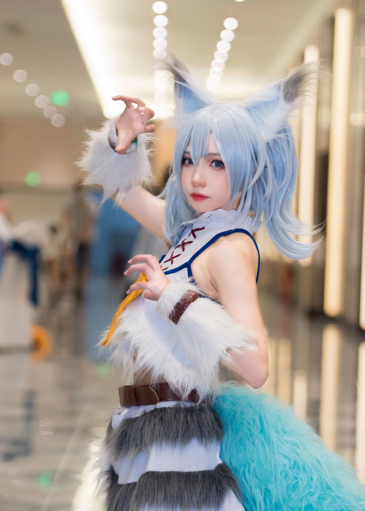 小姐姐cos刹那,她卖萌的样子,超"凶"的哦