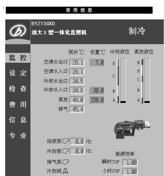 遠大溴化鋰機組操作說明-遠大溴化鋰直燃機維修保養