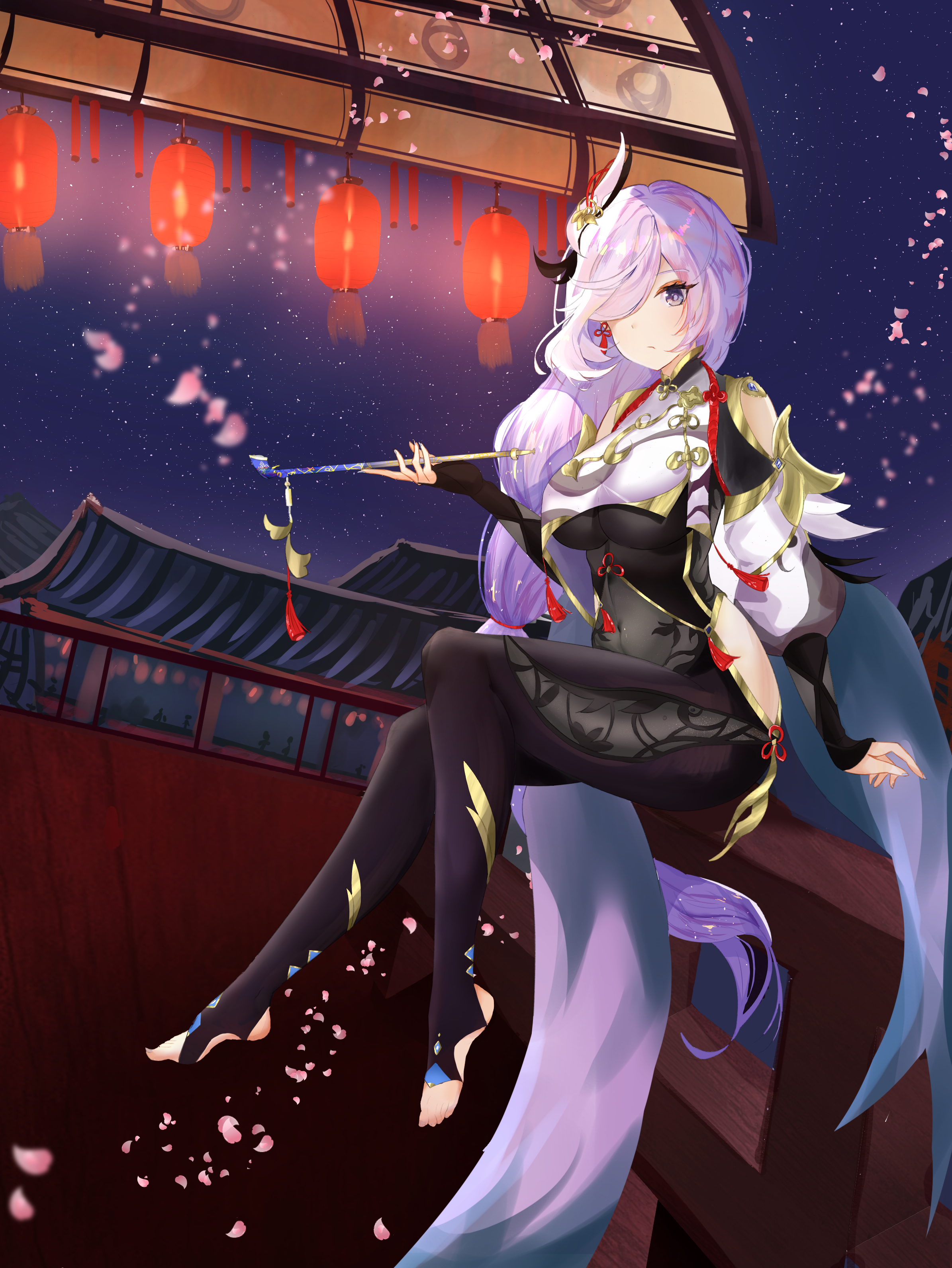 黛眉鹅颈秋波横