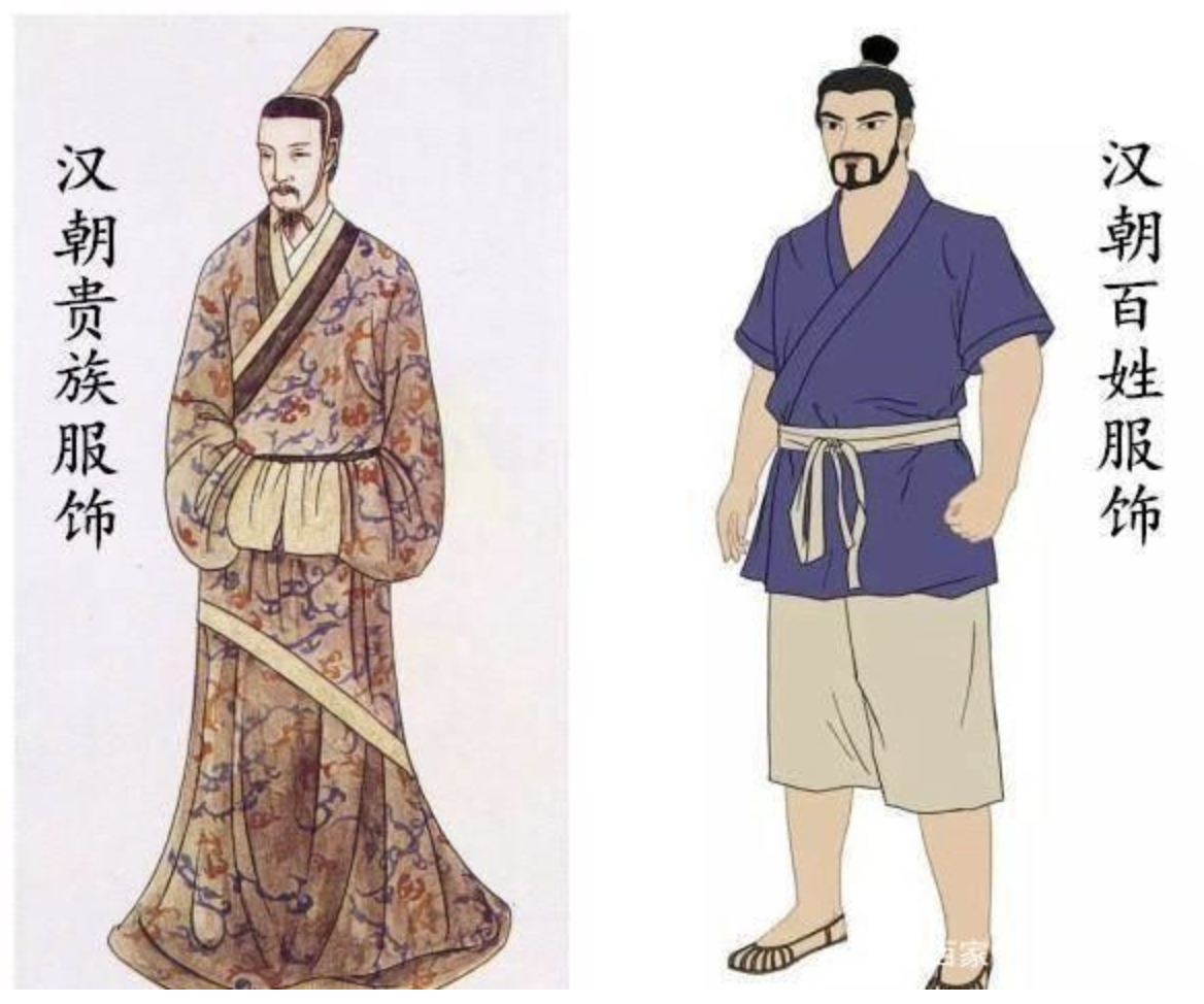 古代百姓的服饰:春秋战国与汉服的区别
