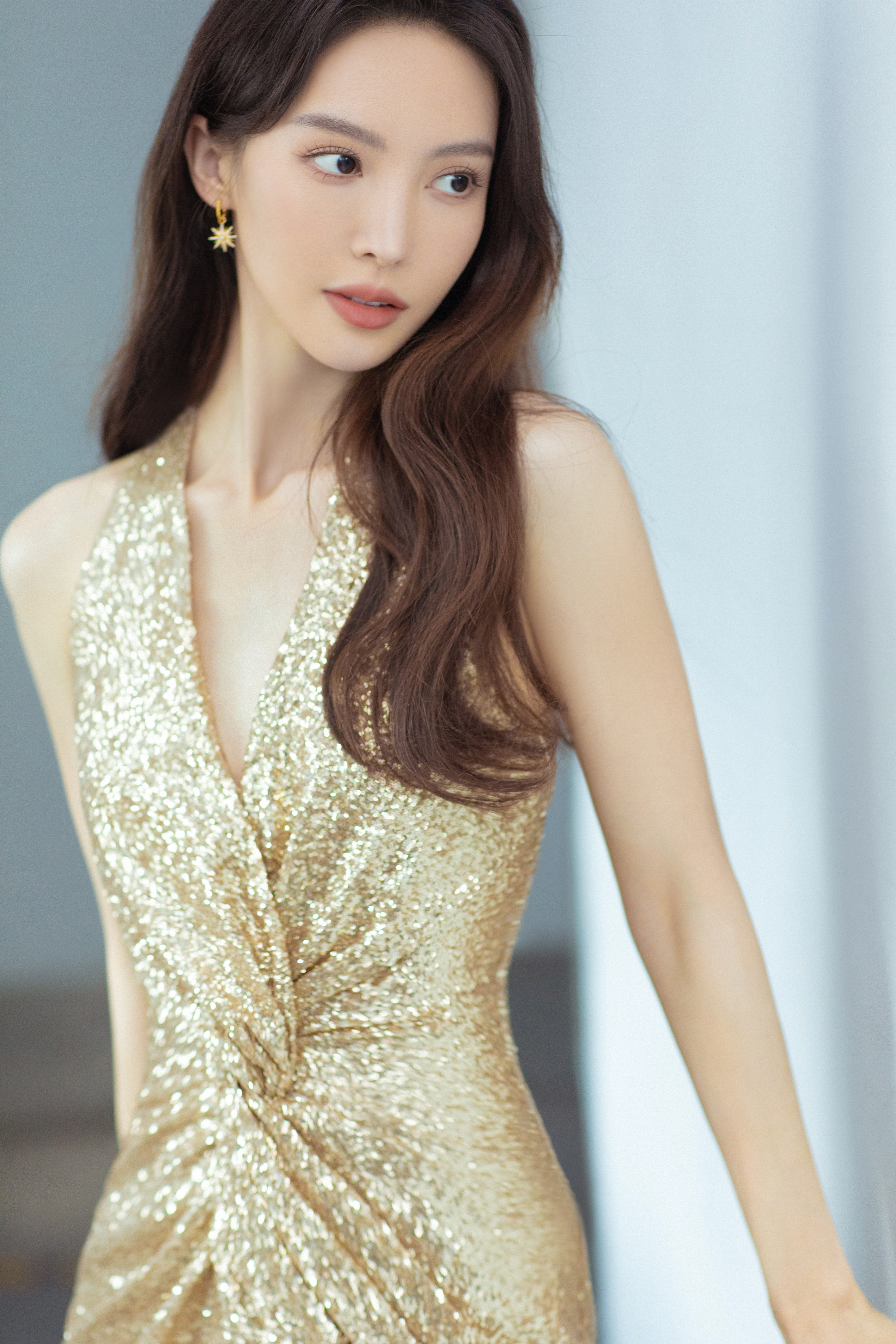 金晨最新美照,性感迷人