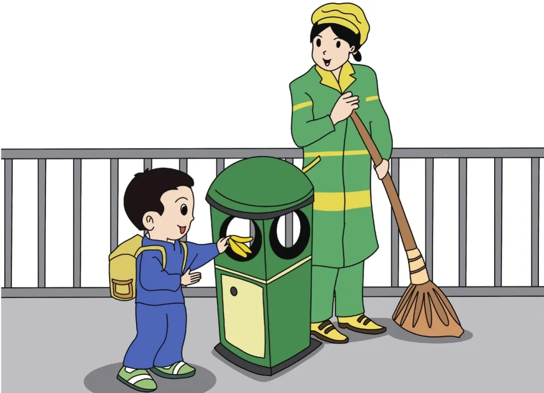 地点:回家的路上. 谁:江江. 什么事:乱扔果皮