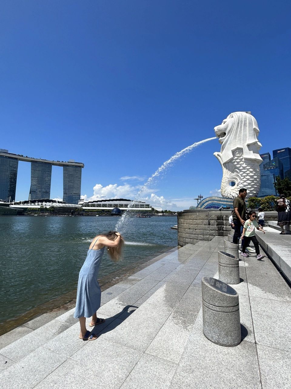 新加坡人鱼狮像图片