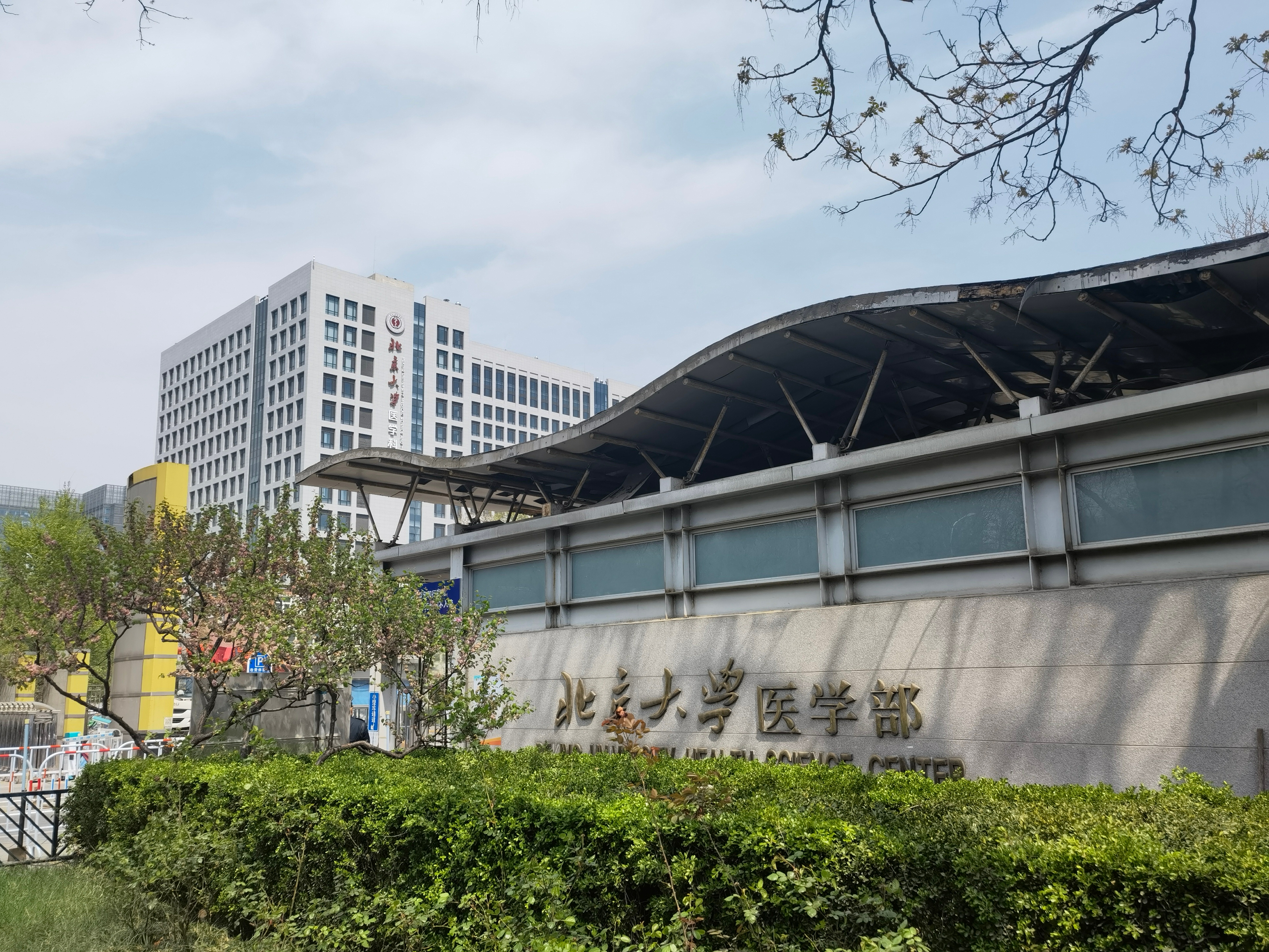 北医校园,与北大风格完全不一样的校园风景