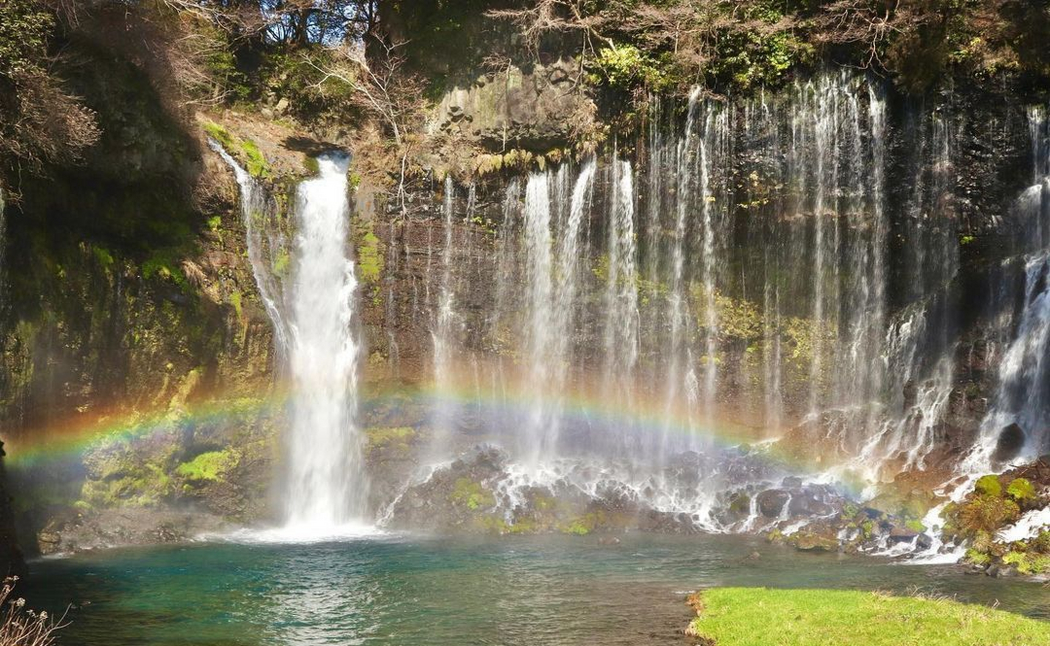 彩虹瀑布太美了!9691 676767