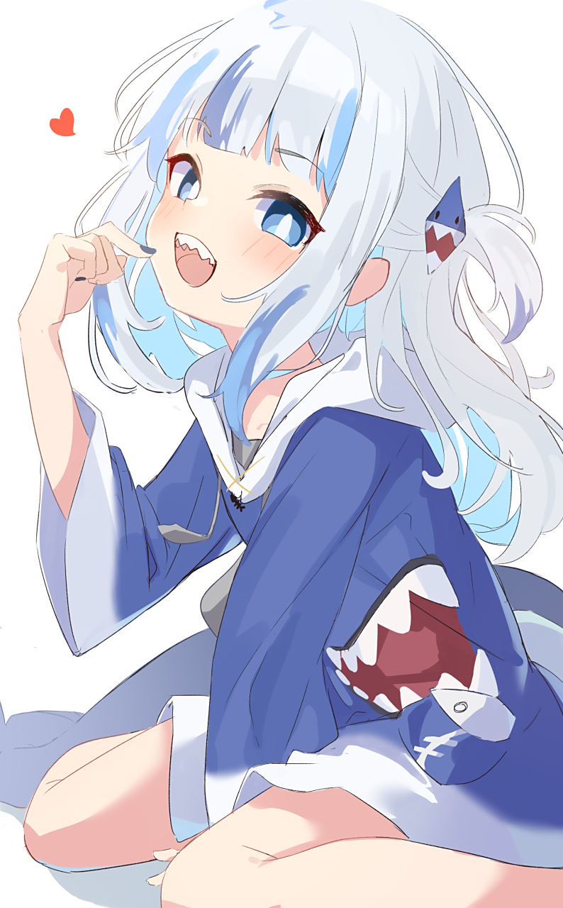 万年小萝莉鲨鲨酱 画师:キズ#二次元美图# #我爱二次元# #二次元萌妹