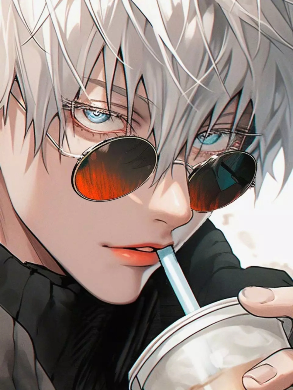 白发男神迷人的气息  twi : deltanpopo #二次元# #漫画