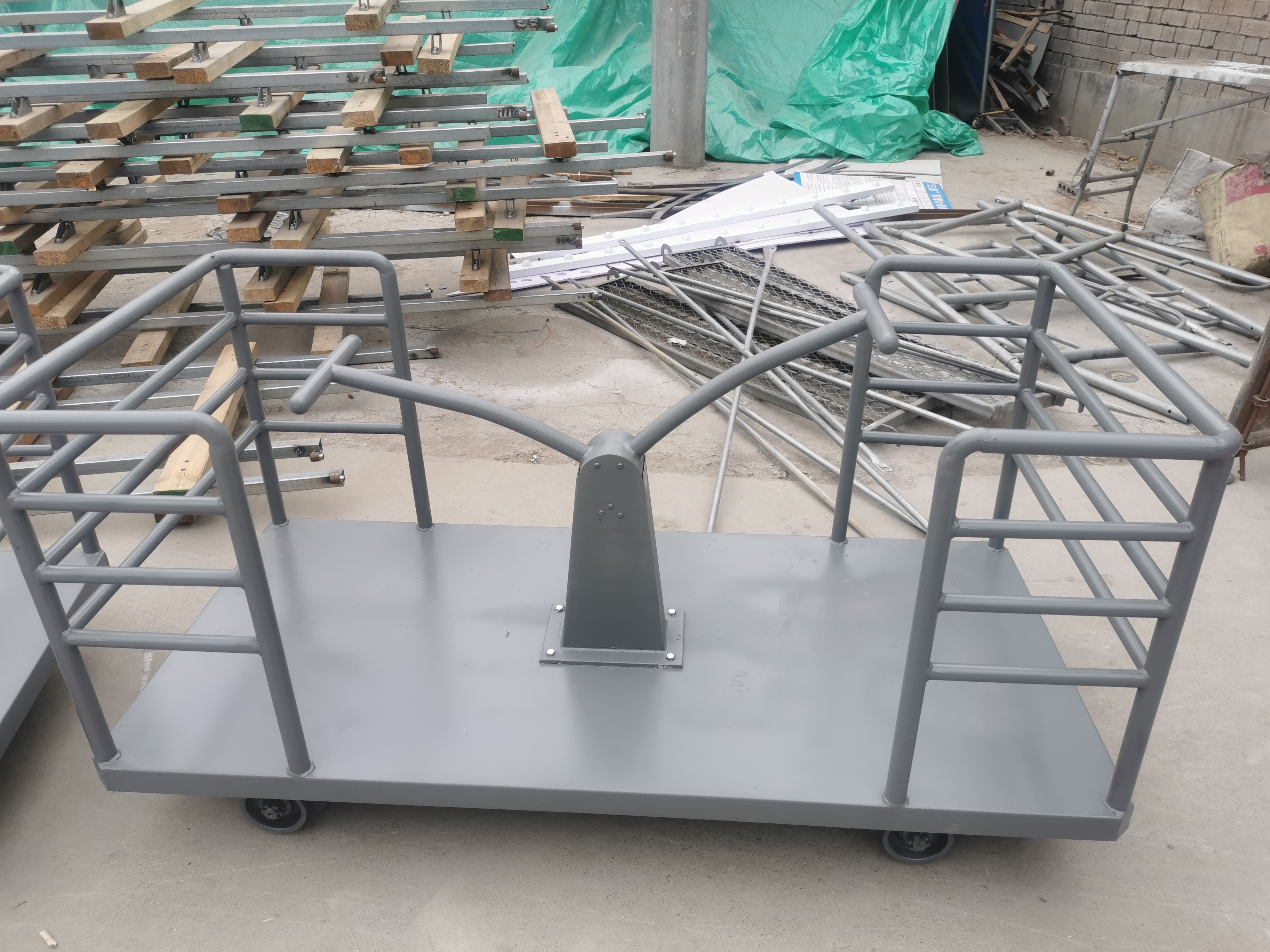 人力轨道手压车无动力轨道手摇车