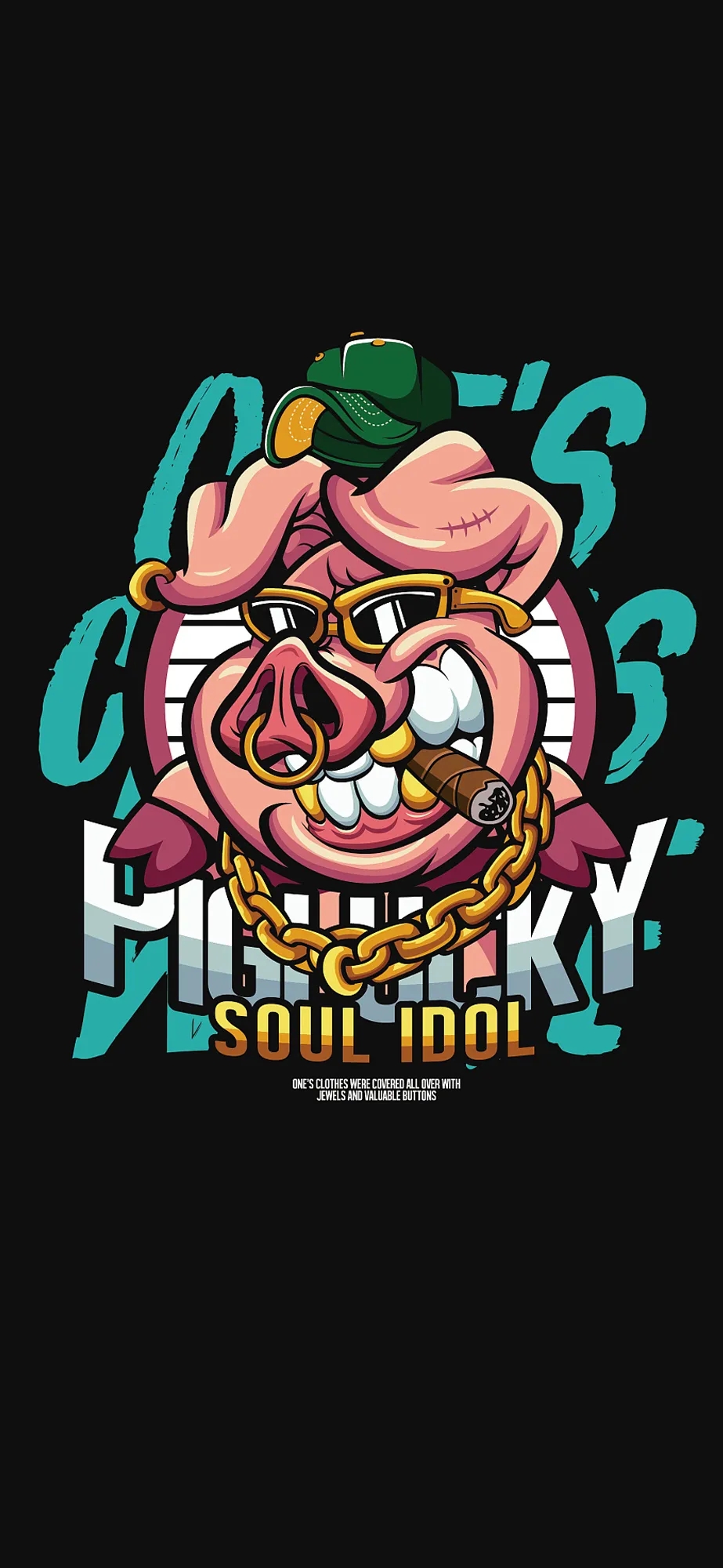 欧美风手绘十二生肖手机壁纸