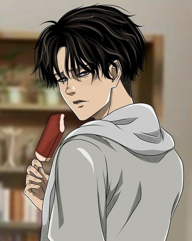 "里维兵长来报道了"