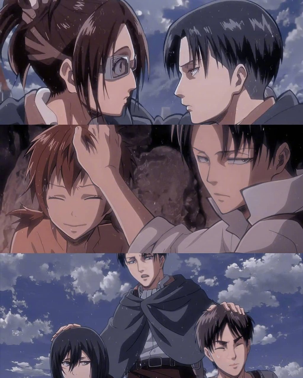 巨人##利威尔#兵长的摸头杀