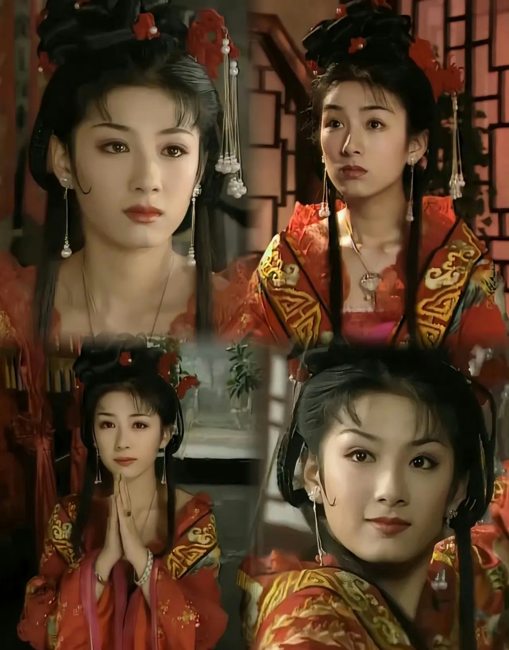 2000版《上错花轿嫁对郎》李玉湖9套造型,黄奕美中带英气,感觉为角色