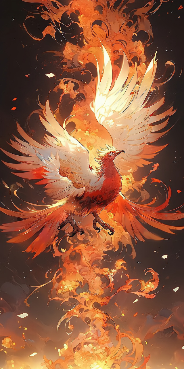 朱雀#ai绘画# #山海经# #神话