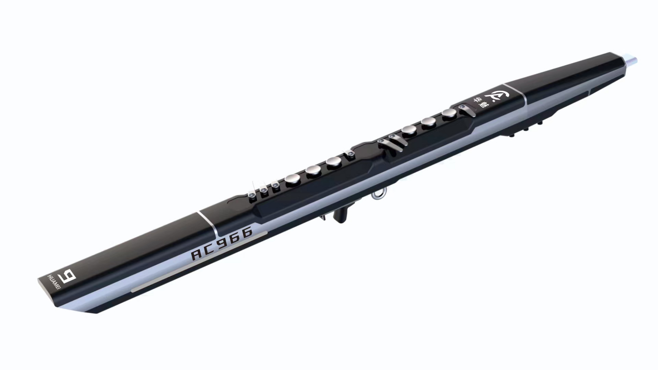 华魅 966电吹管内置100个音色,一种指法可以吹12个调不用指法变调,有