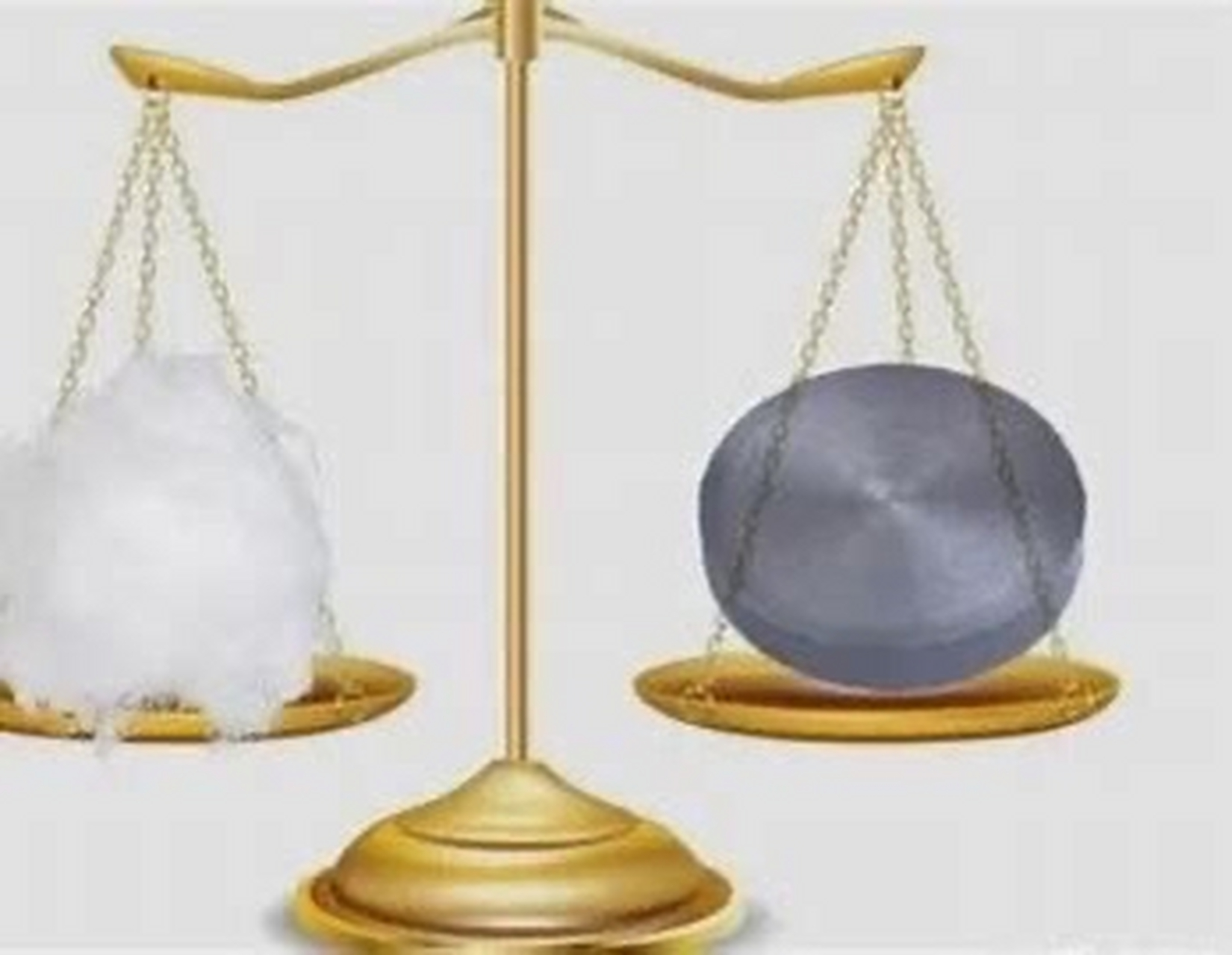 问大家一个问题,十斤铁和十斤棉花谁重?