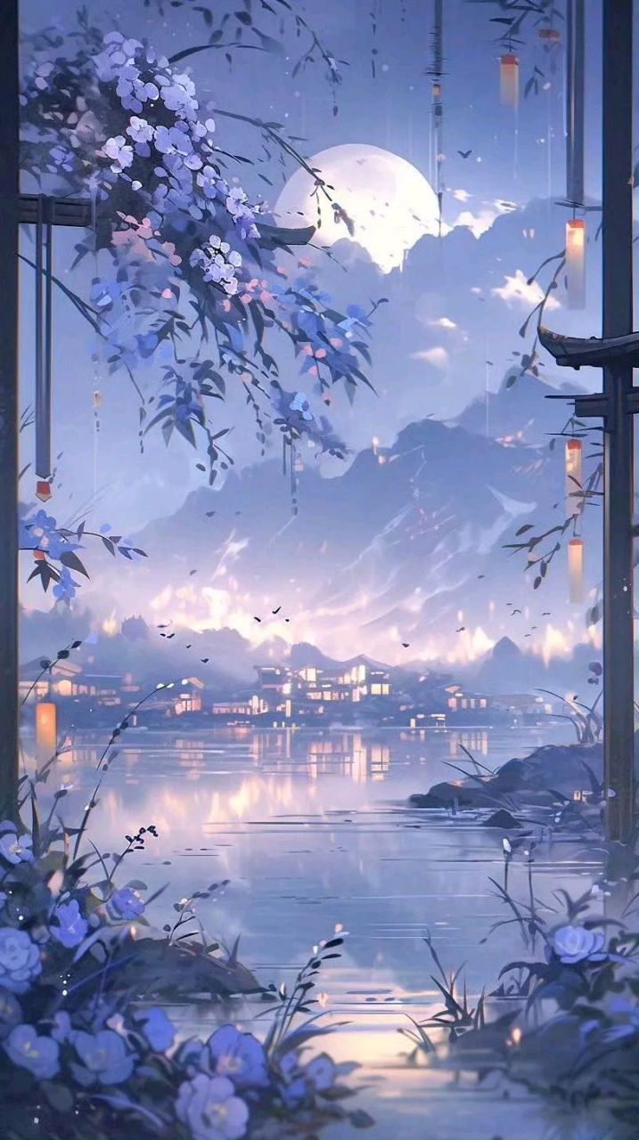 古风壁纸～江南烟雨缠绵,花雨如尘,故亦乱