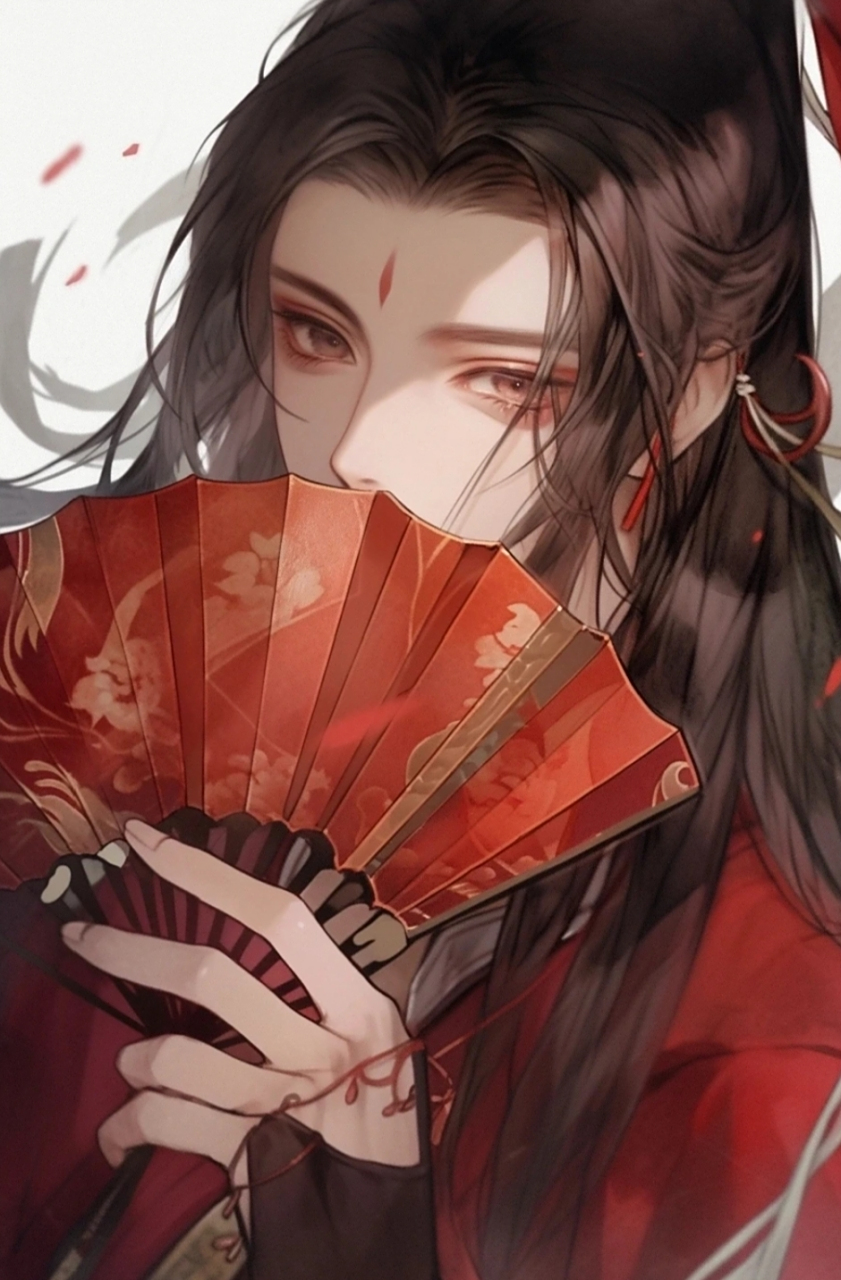 手拿折扇,翩翩俏公子