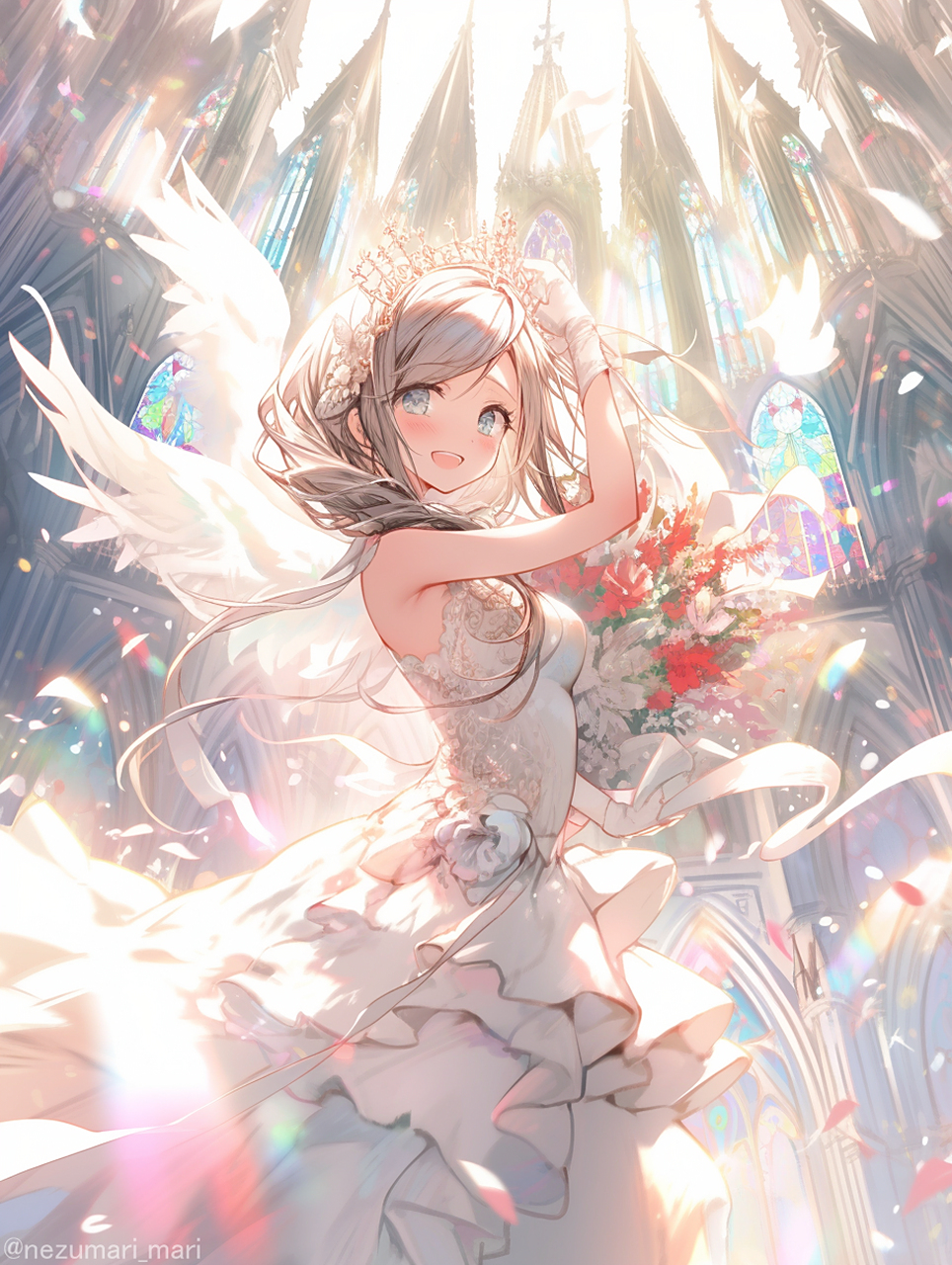 二次元# 绝美的花嫁少女[awsl]