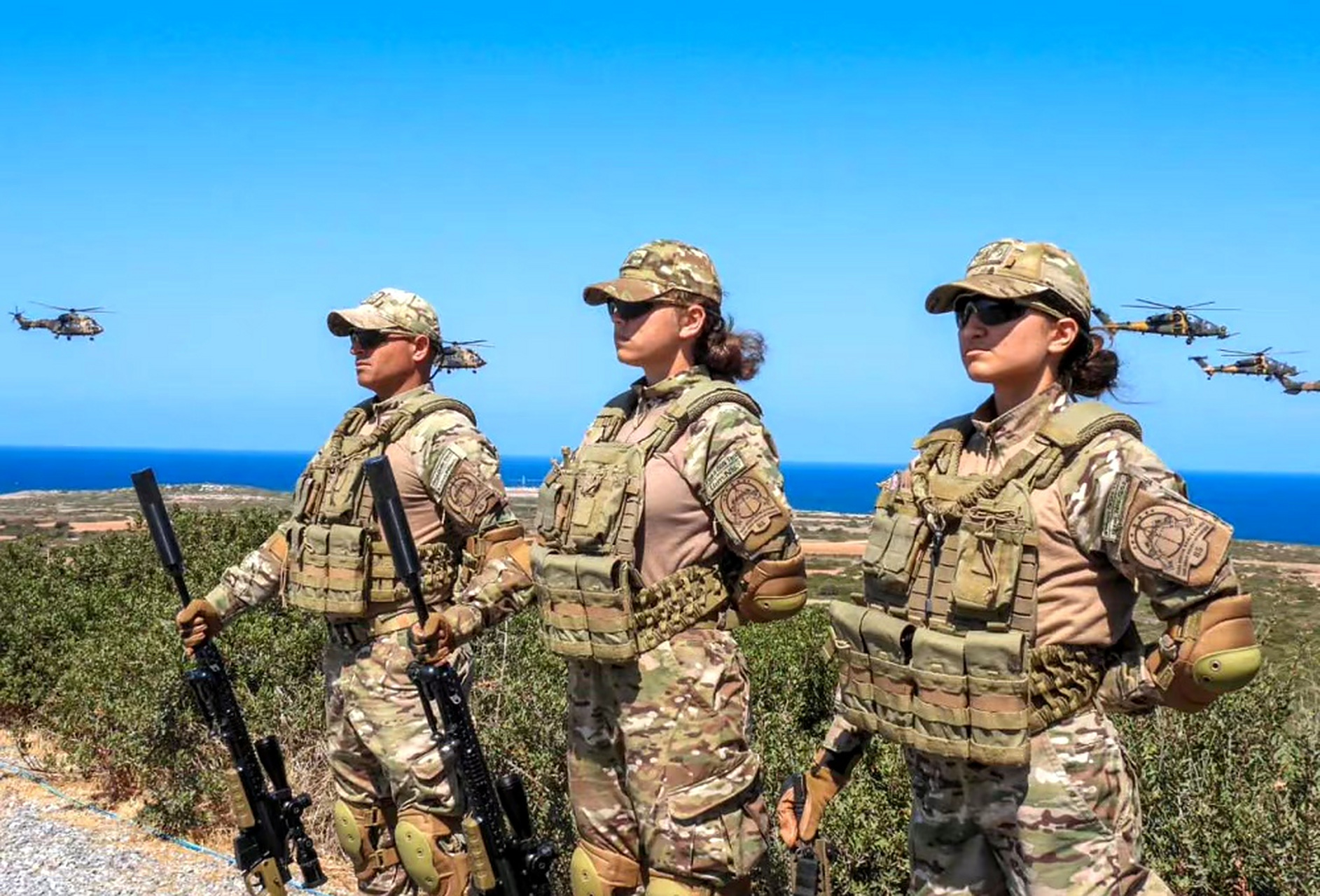 塞浦路斯的女特种兵