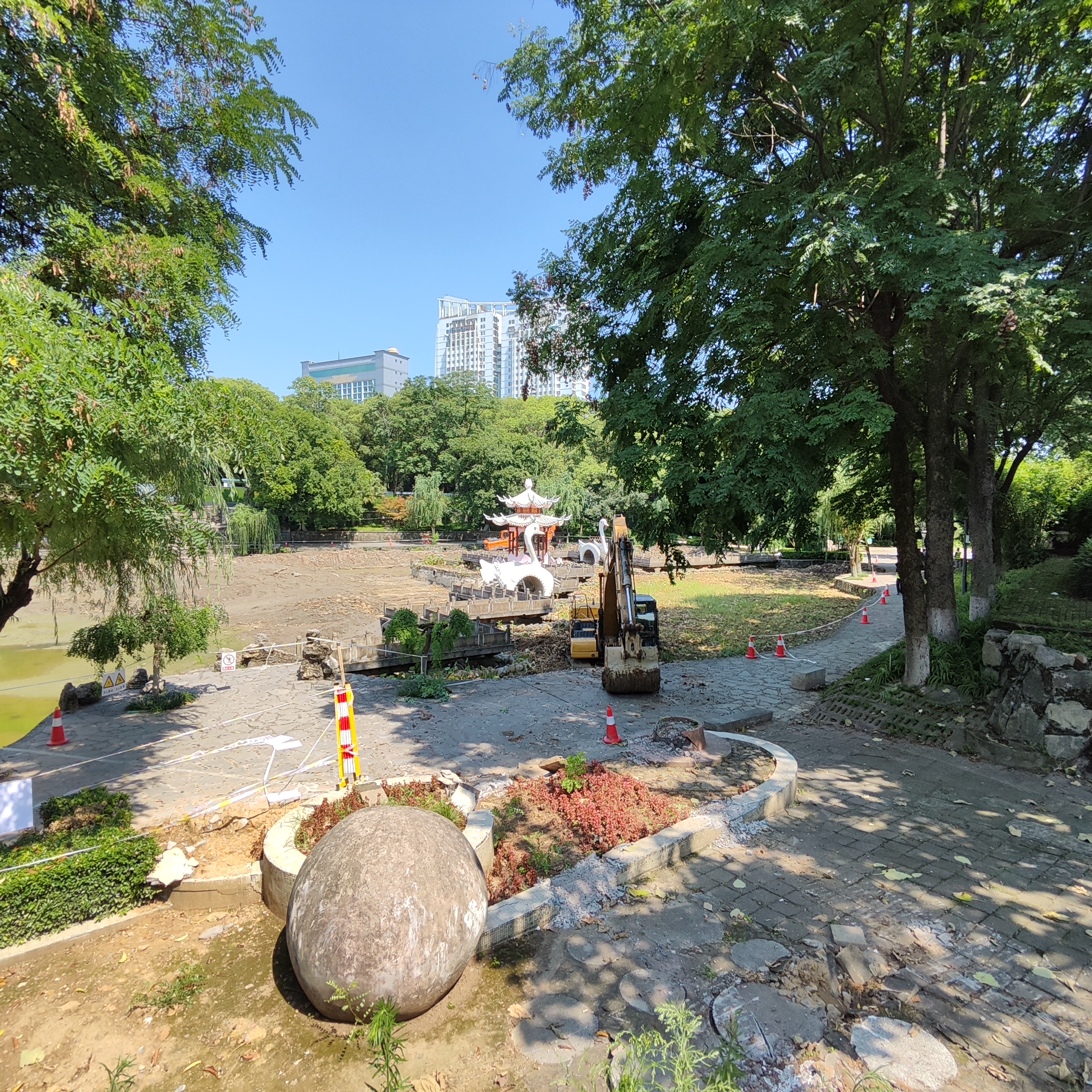 宜昌市儿童公园改造中