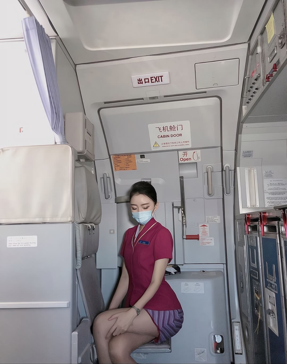 南航的气质空姐日常