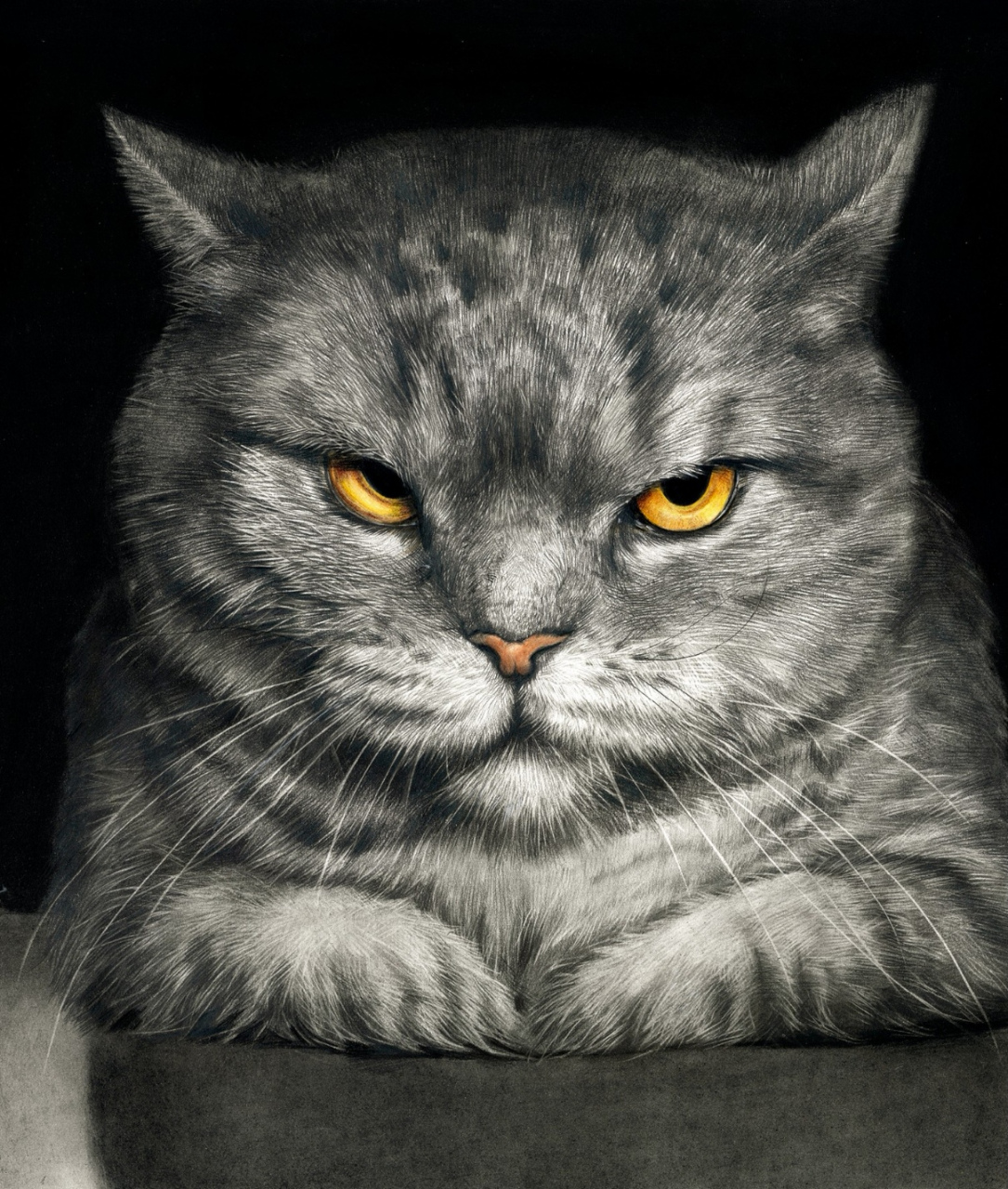 画精微素描除了锻炼一个人的造型能力,还有其耐心,已经对物体的深入